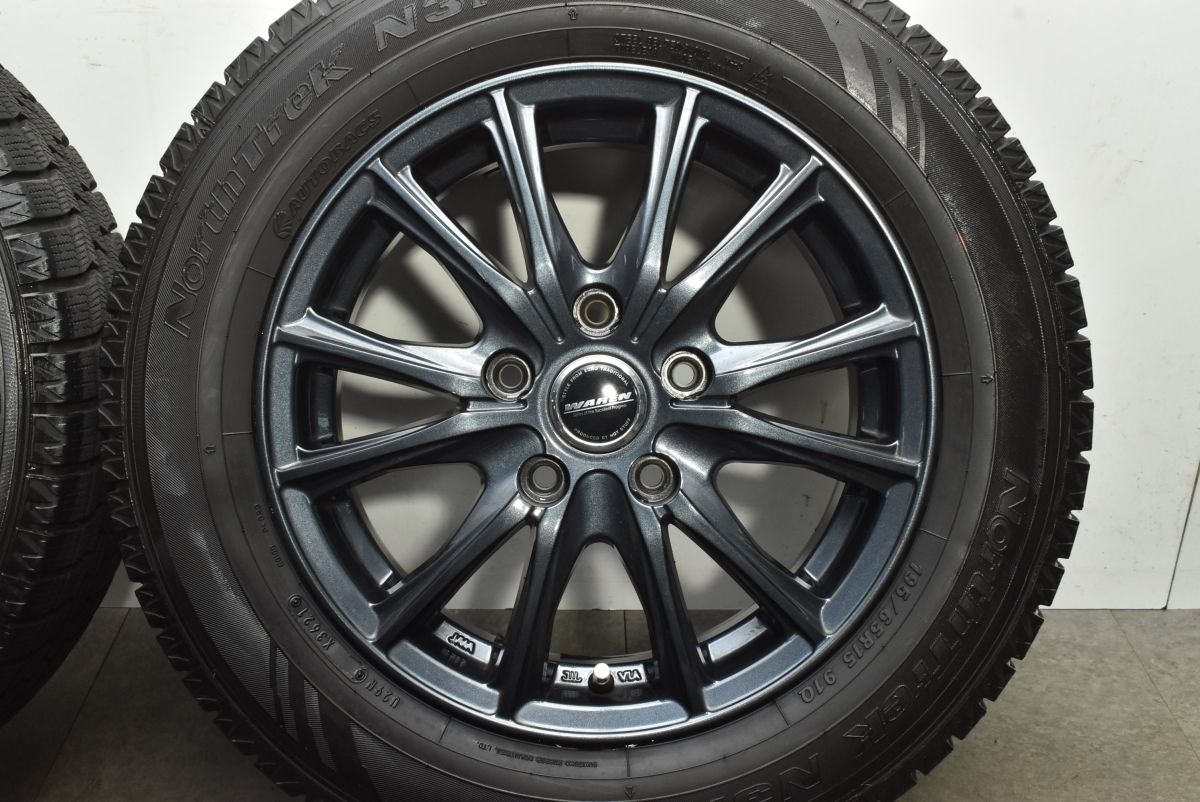 スタッドレス】WAREN 15in 6J +53 PCD114.3 ノーストレック N3i 195 