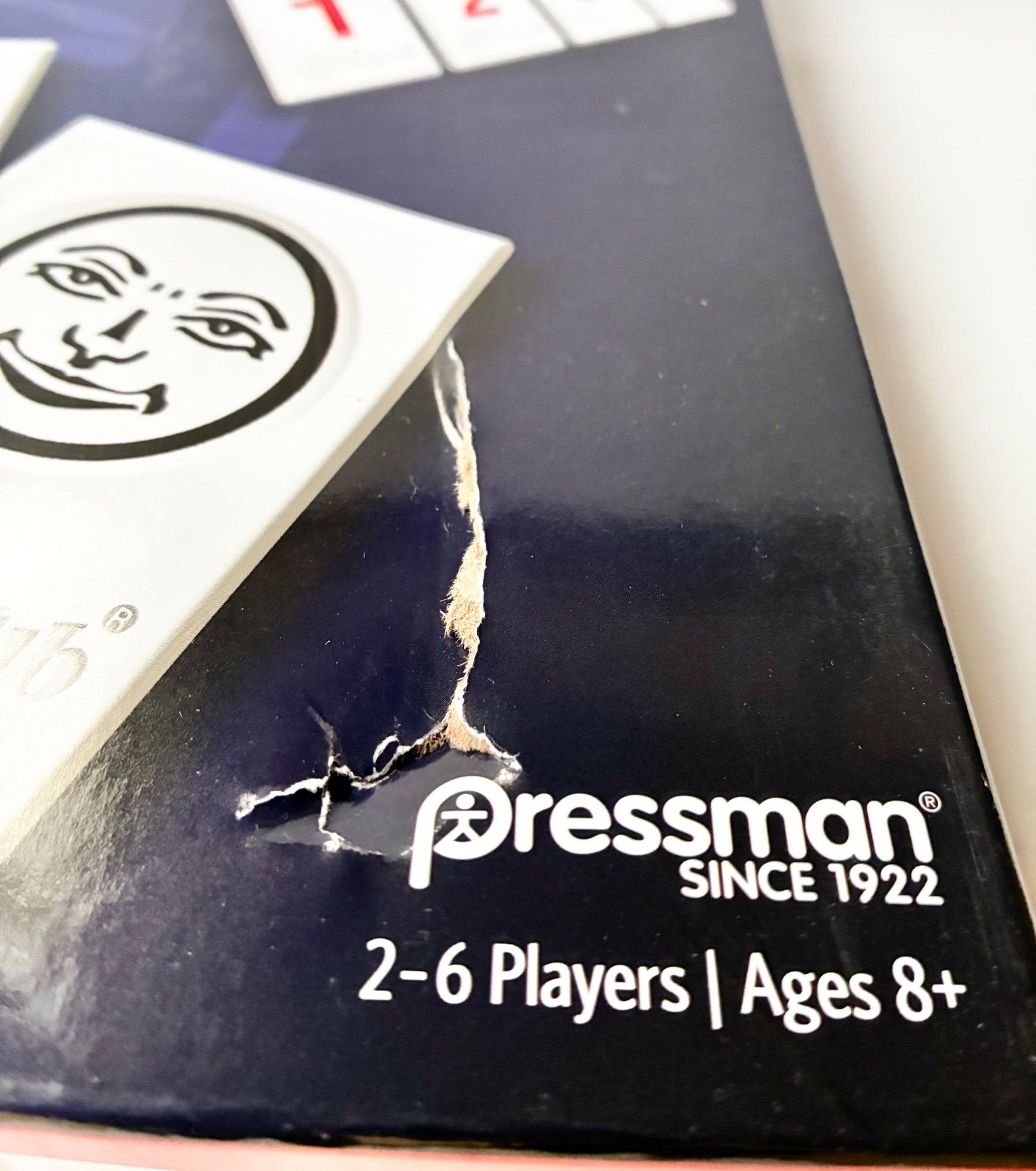 ラミーキューブ 6人用 Pressman クラシック ボードゲーム 箱に傷あり ファミリーゲーム パーティー