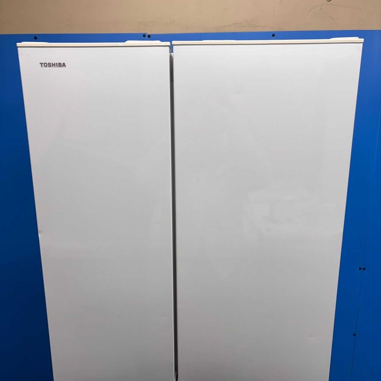 576 関東配送 冷蔵庫 大型 500L強 6ドア 観音開き 半年保証 ガラス