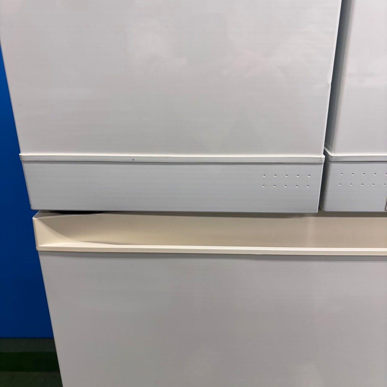 576 関東配送 冷蔵庫 大型 500L強 6ドア 観音開き 半年保証 ガラス