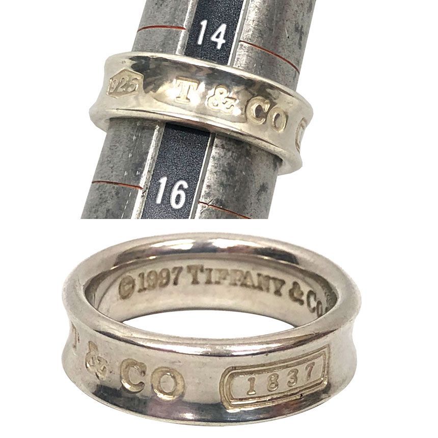 TIFFANY&CO. ティファニー 1837 リング ミディアム シルバー 15号