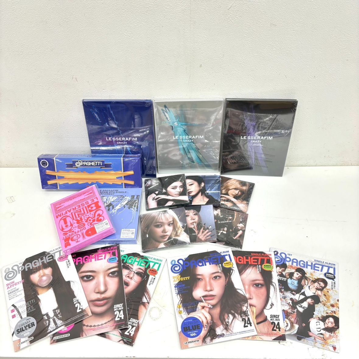 ♥品 LE SSERAFIM アルバムまとめ SPAGHETTI DIFFERENT HOT Crazy ルセラフィム KA