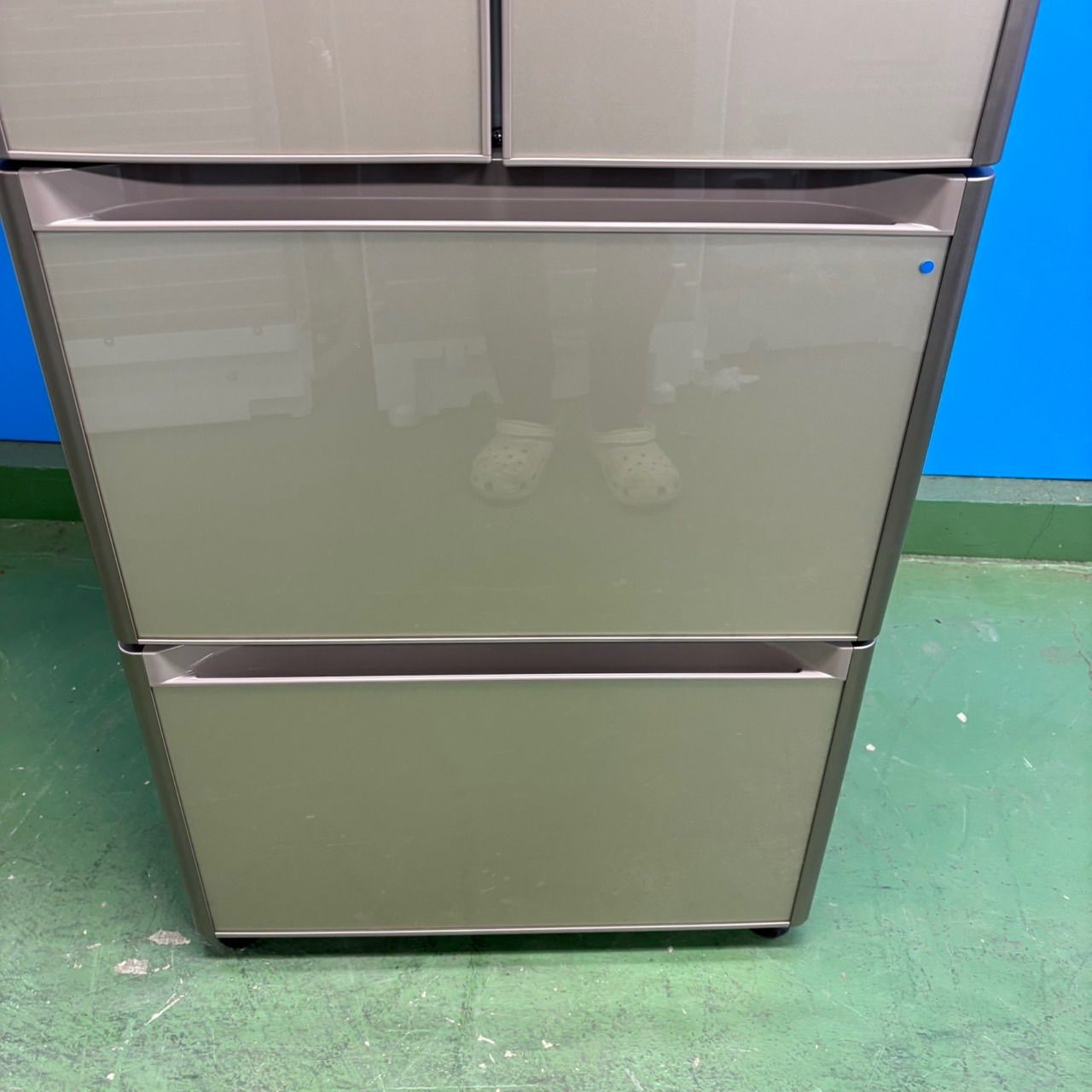 573 日立 大型冷蔵庫 400L強 小型 家庭用 自動製氷 右開き 5ドア