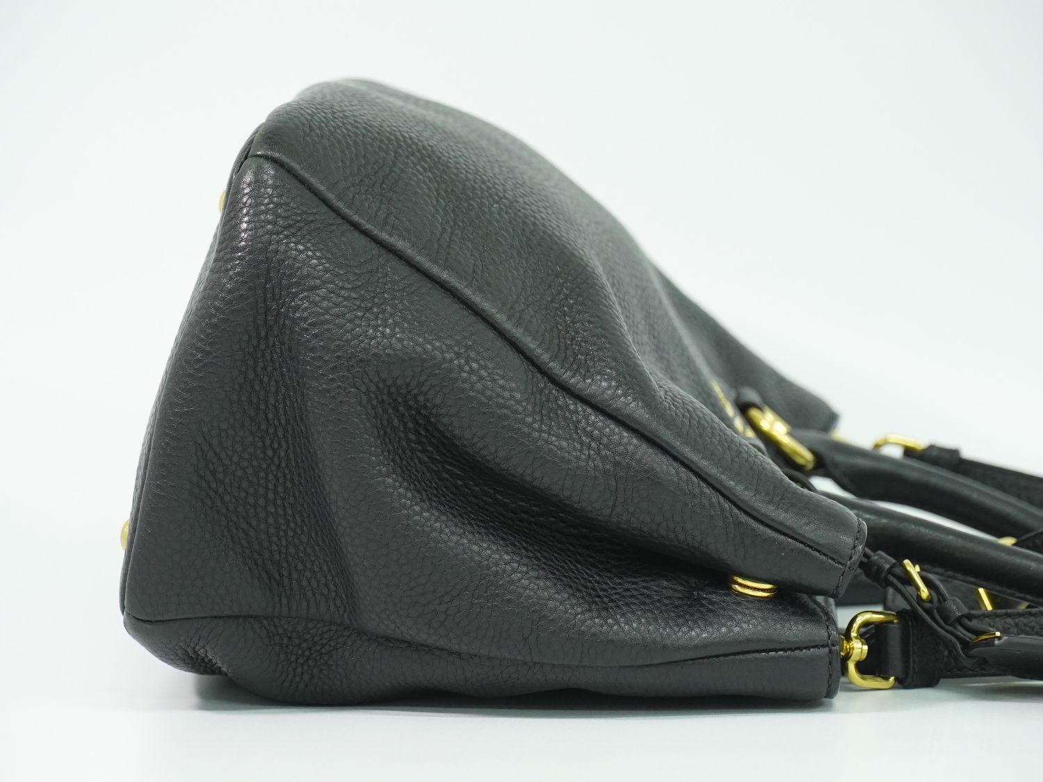 本物 プラダ PRADA レザー 2WAY ショルダーバッグ ハンドバッグ