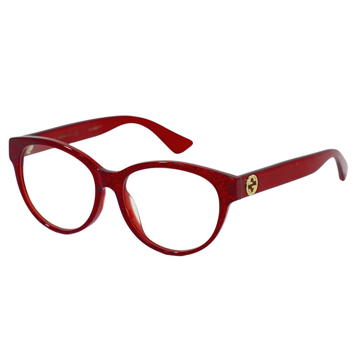本物 グッチ GUCCI インターロッキングG グリッター メガネ フレーム
