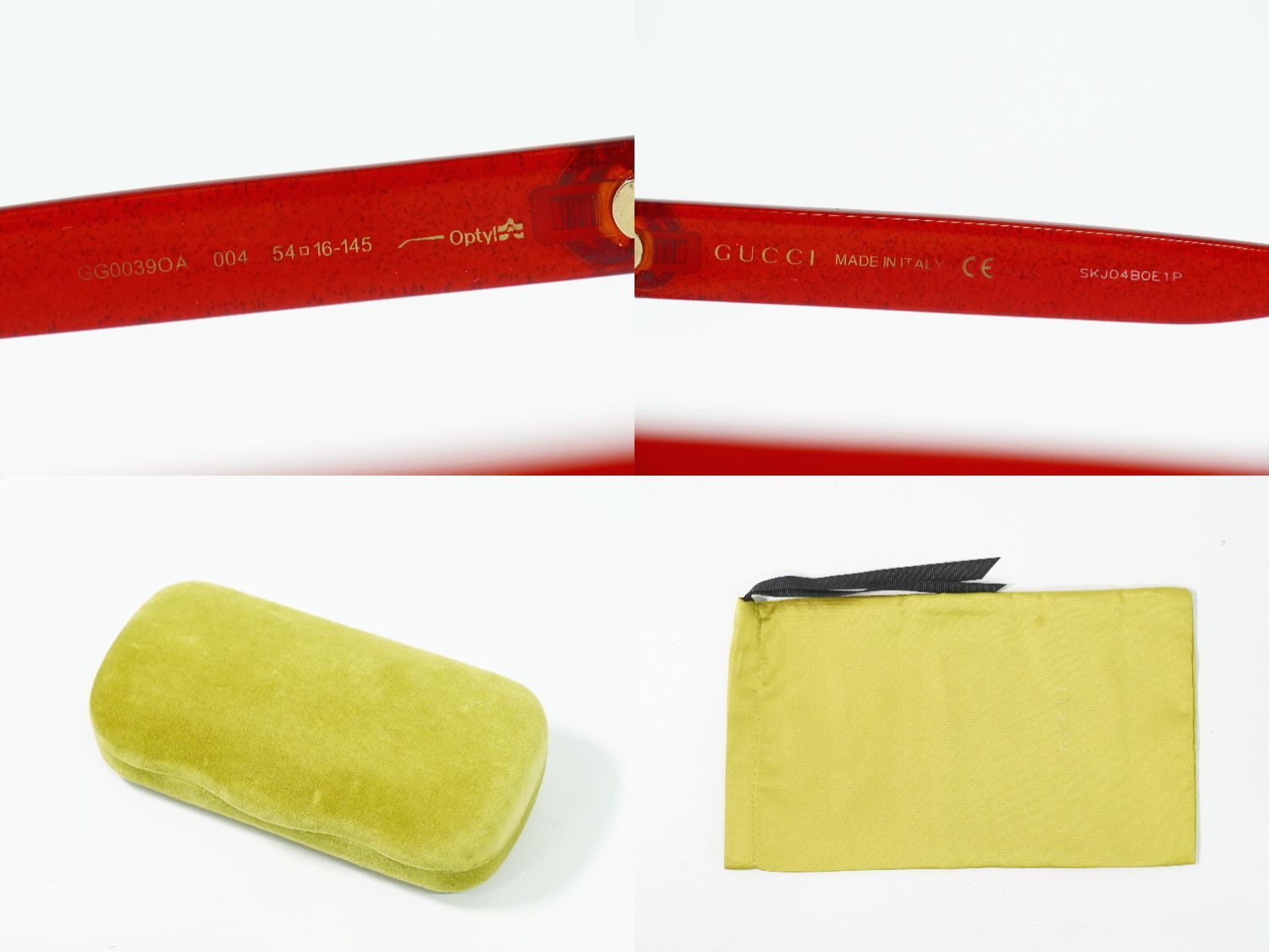 本物 グッチ GUCCI インターロッキングG グリッター メガネ フレーム