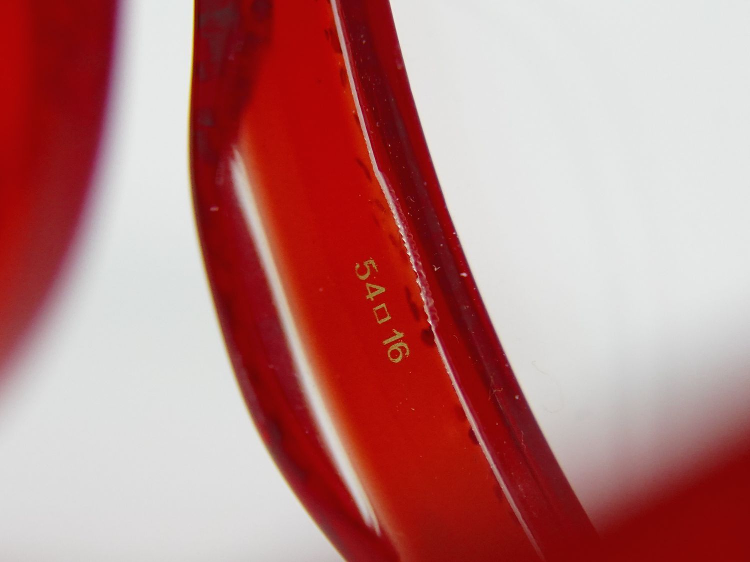 本物 グッチ GUCCI インターロッキングG グリッター メガネ フレーム 度なし プラスチック レッド GG0039OA 眼鏡 メガネ 服飾小物 中古・ 本物 グッチ GUCCI インターロッキングG グリッター メガネ フレーム