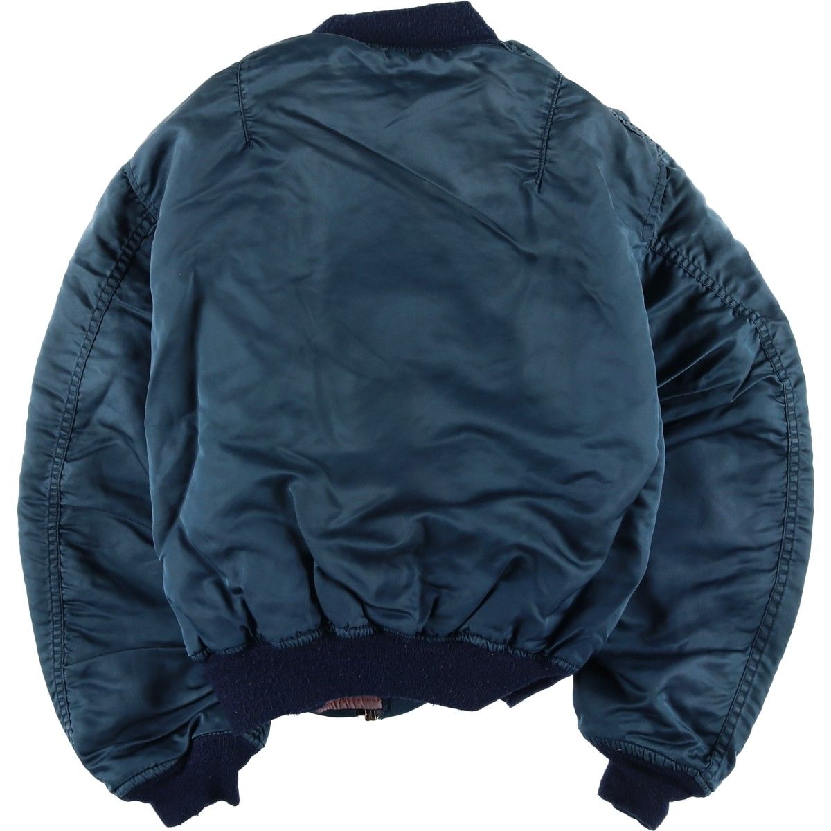 古着 民間品 アルファ ALPHA MA-1タイプ 中綿入り ミリタリー フライト