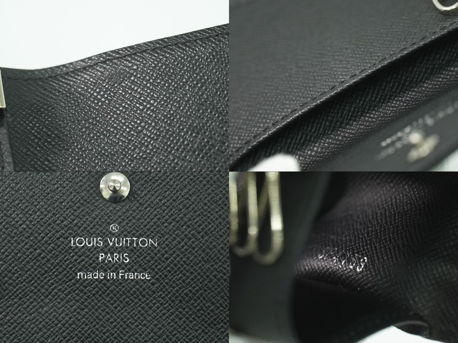 本物 ルイヴィトン LOUIS VUITTON LV ミュルティクレ 6 ダミエ グラ