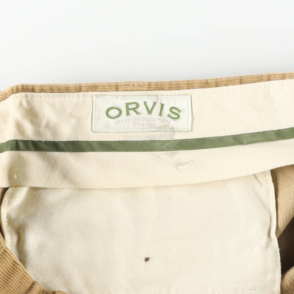 古着 00年代 ORVIS ツータック コーデュロイパンツ USA製 メンズw35