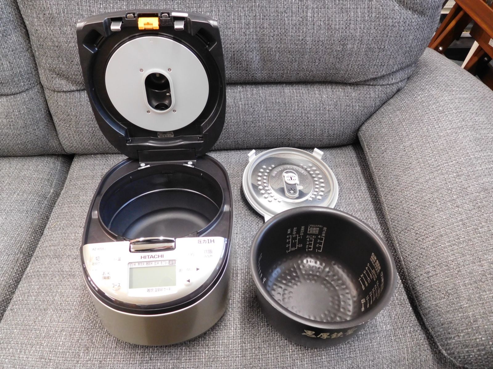 日立 炊飯器 5.5合 圧力IH RZ-H10EJ S シルバーメタリック 日本製