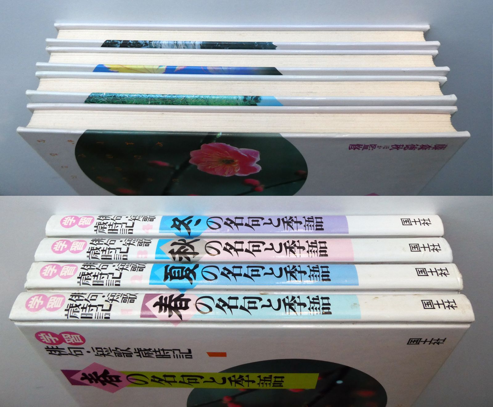中古セット】除籍本 学習 俳句・短歌歳時記 春の名句と季語 / 夏の名句