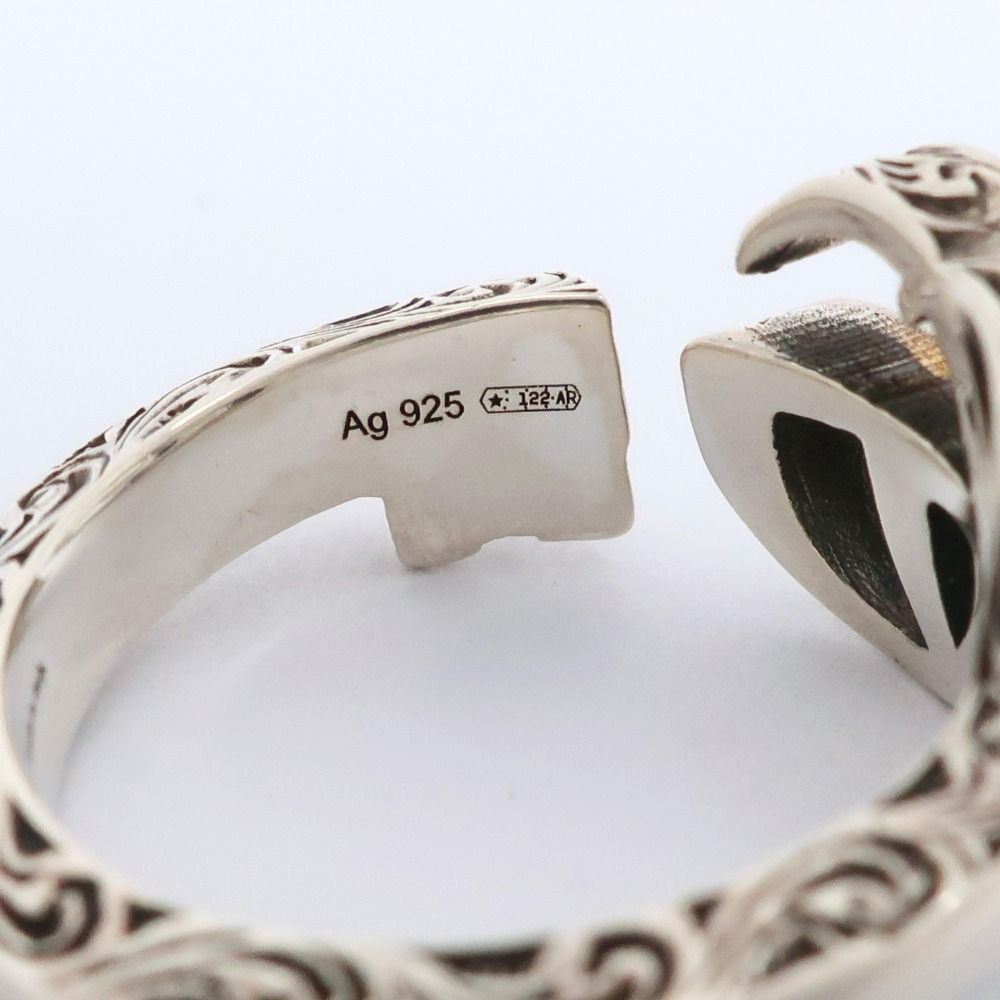 GUCCI】グッチ ダブルG キーリング 627760 J8400 0701 シルバー925 13