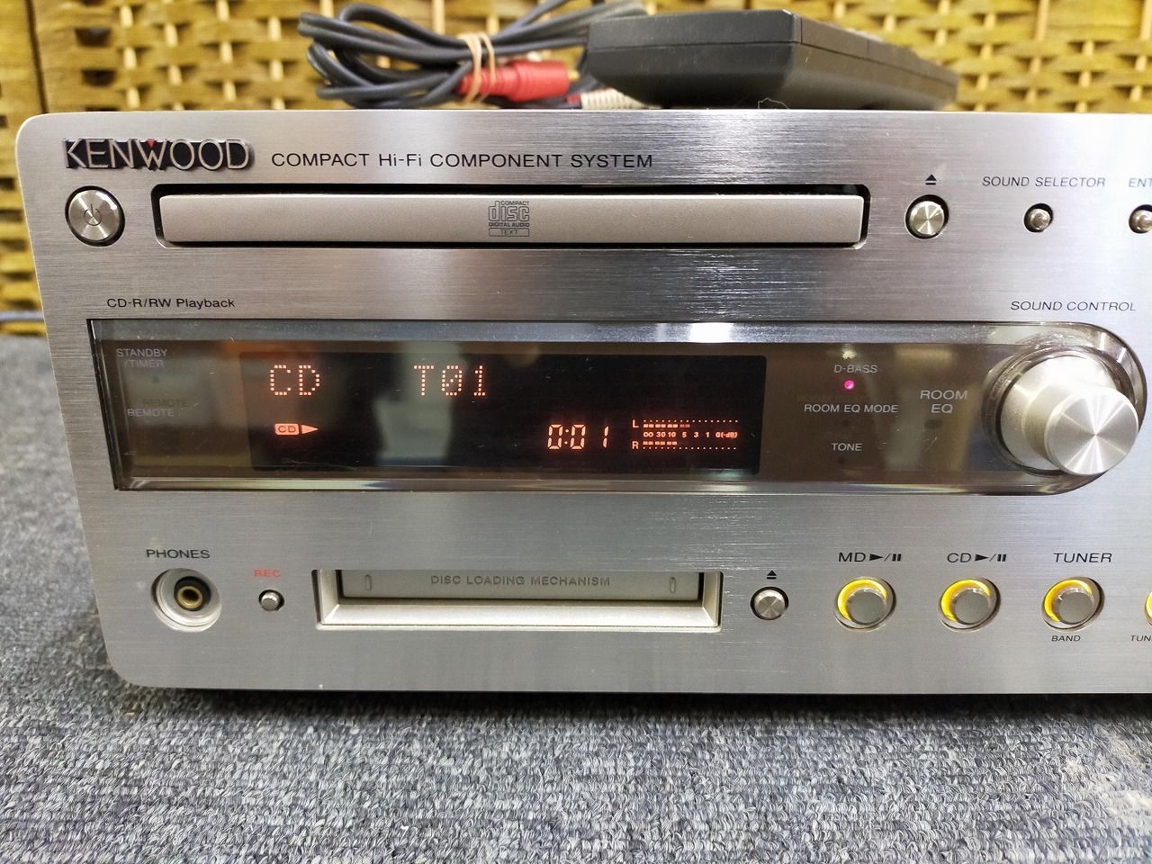 JVCケンウッド CD/MDレシーバー シルバー R-K700[AV_RECEIVER] - メルカリ