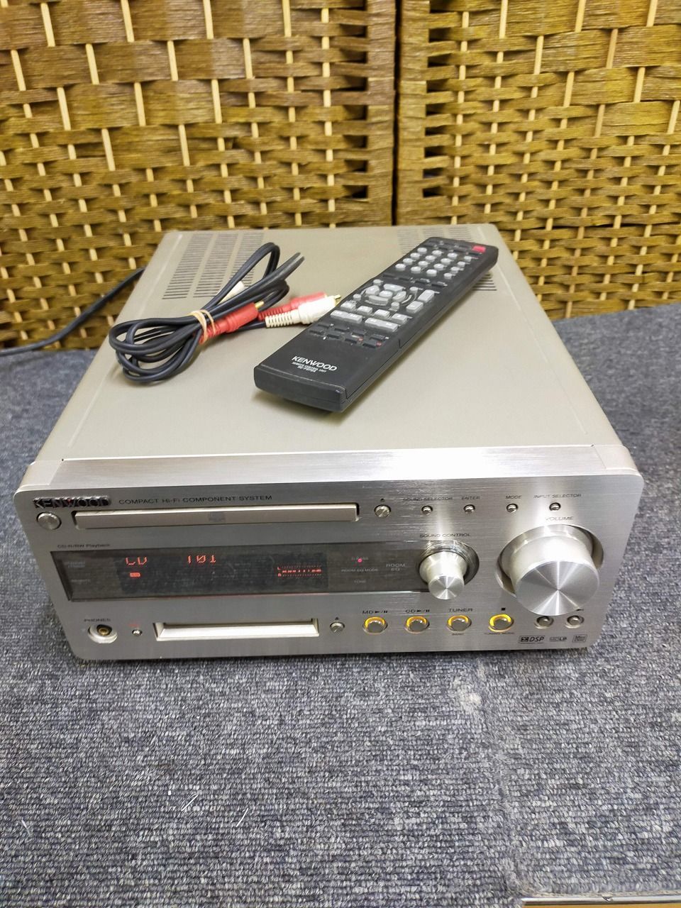 JVCケンウッド CD/MDレシーバー シルバー R-K700[AV_RECEIVER] - メルカリ