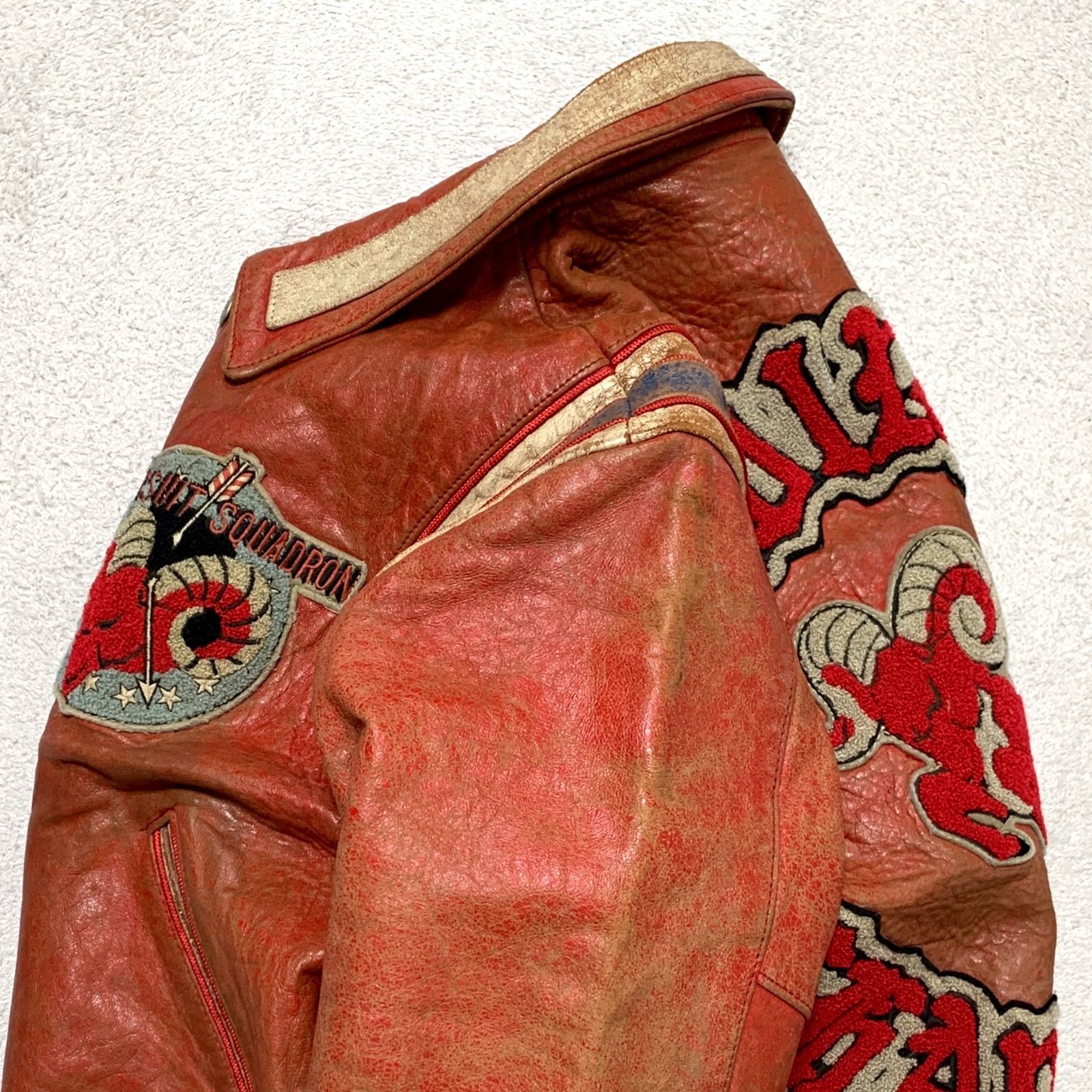 AVIREX スタジャン ボンバージャケット バーシティジャケット アワード