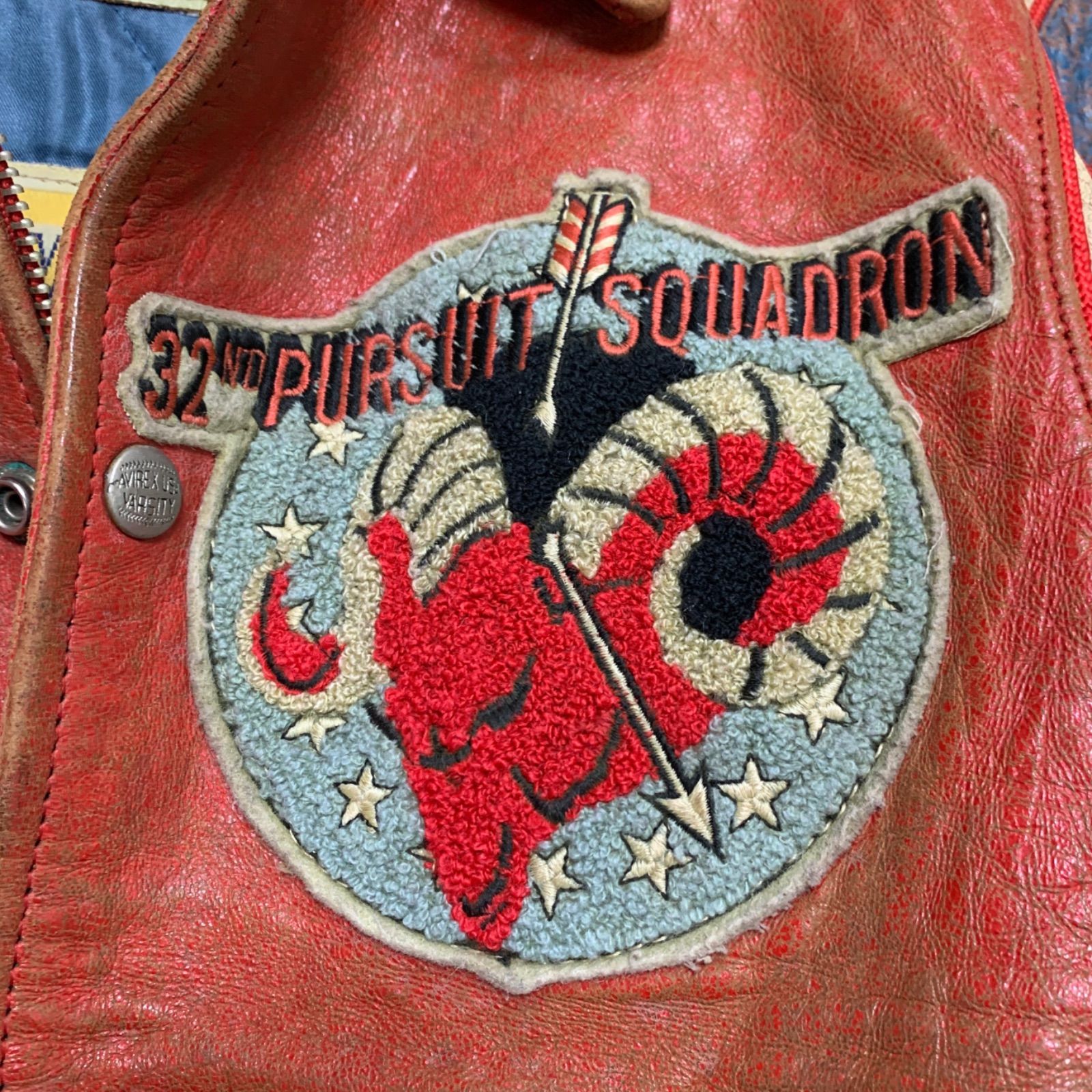 AVIREX スタジャン ボンバージャケット バーシティジャケット アワード