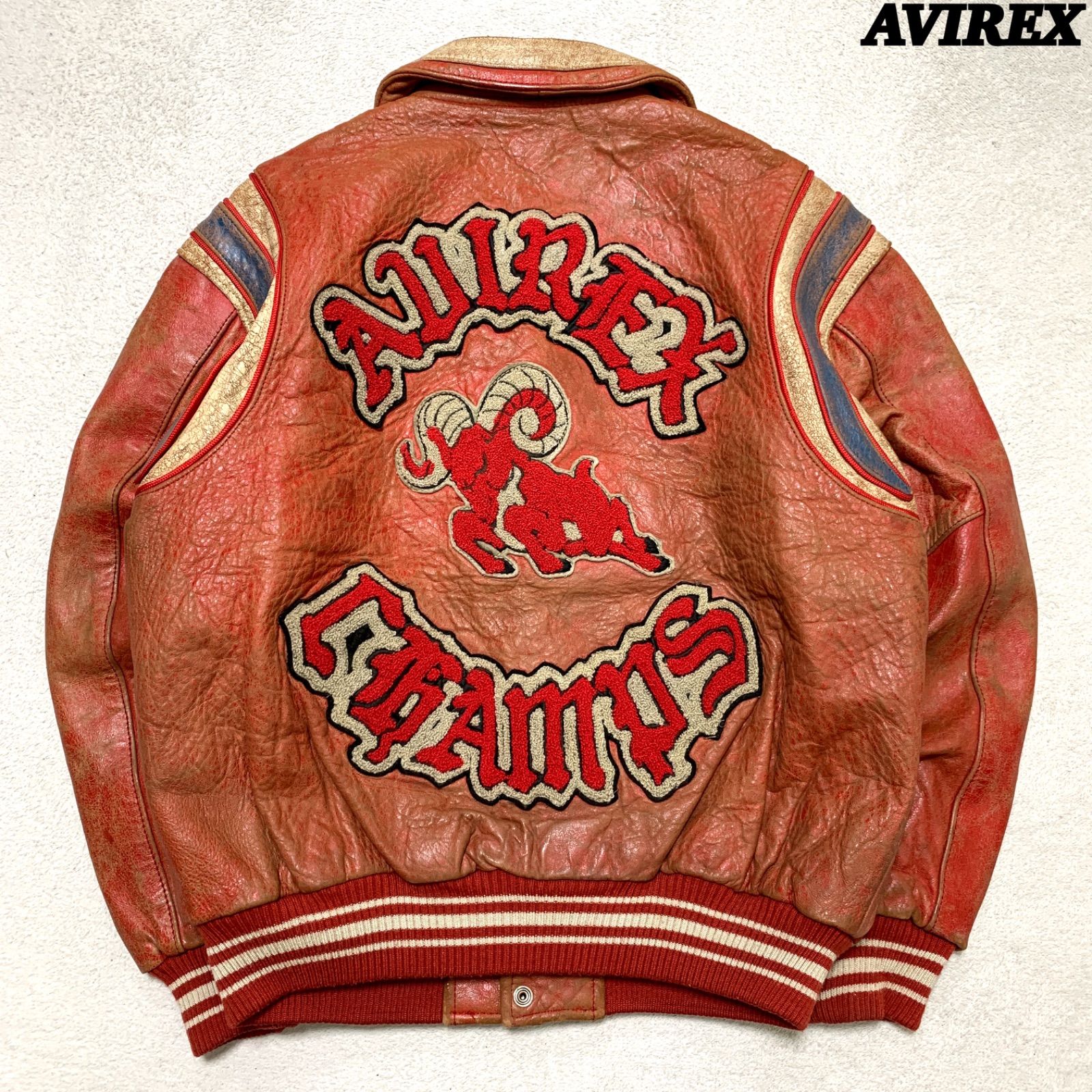 AVIREX スタジャン ボンバージャケット バーシティジャケット アワード