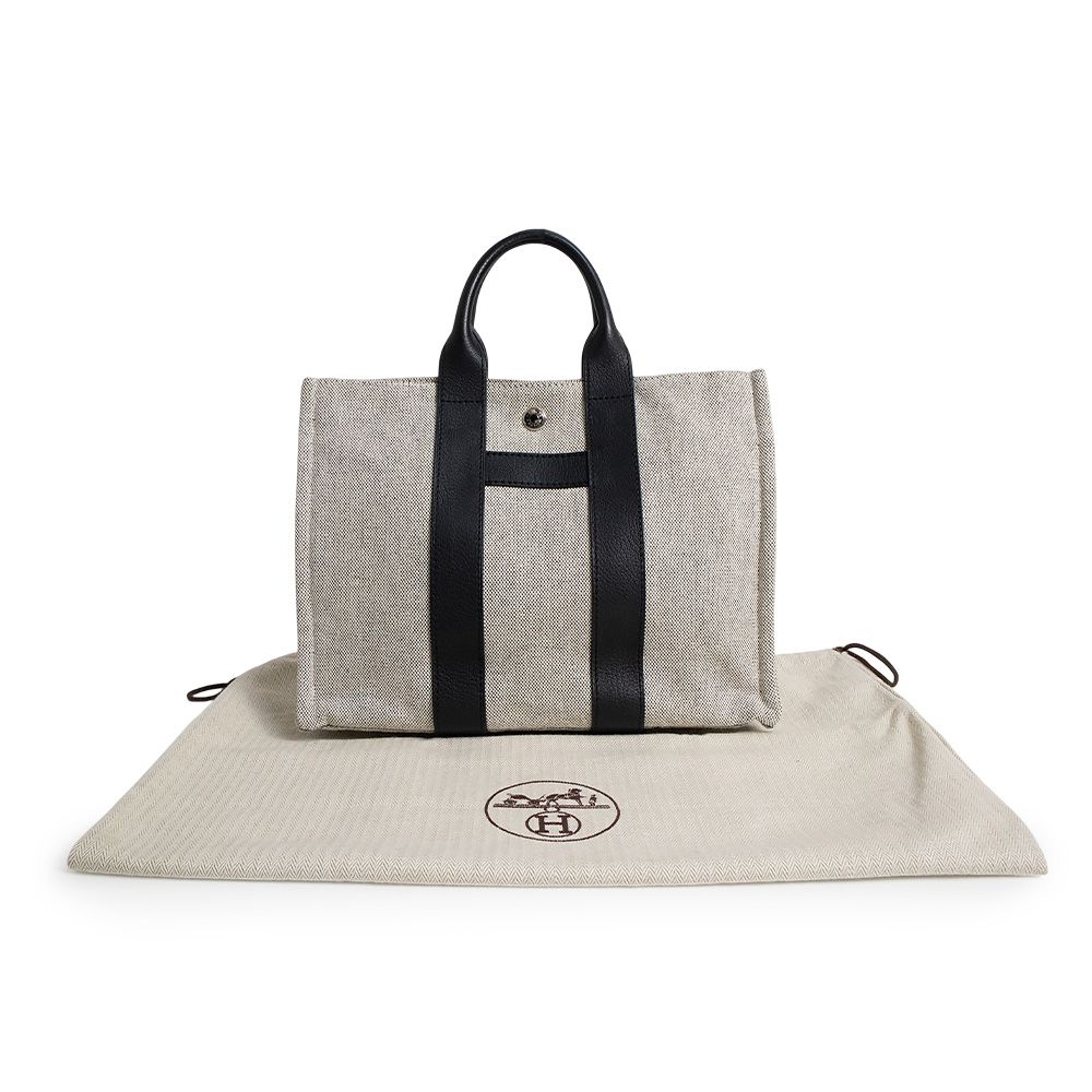 HERMES】サックアーネ/トワルアッシュ/トートバッグPM/ノワール