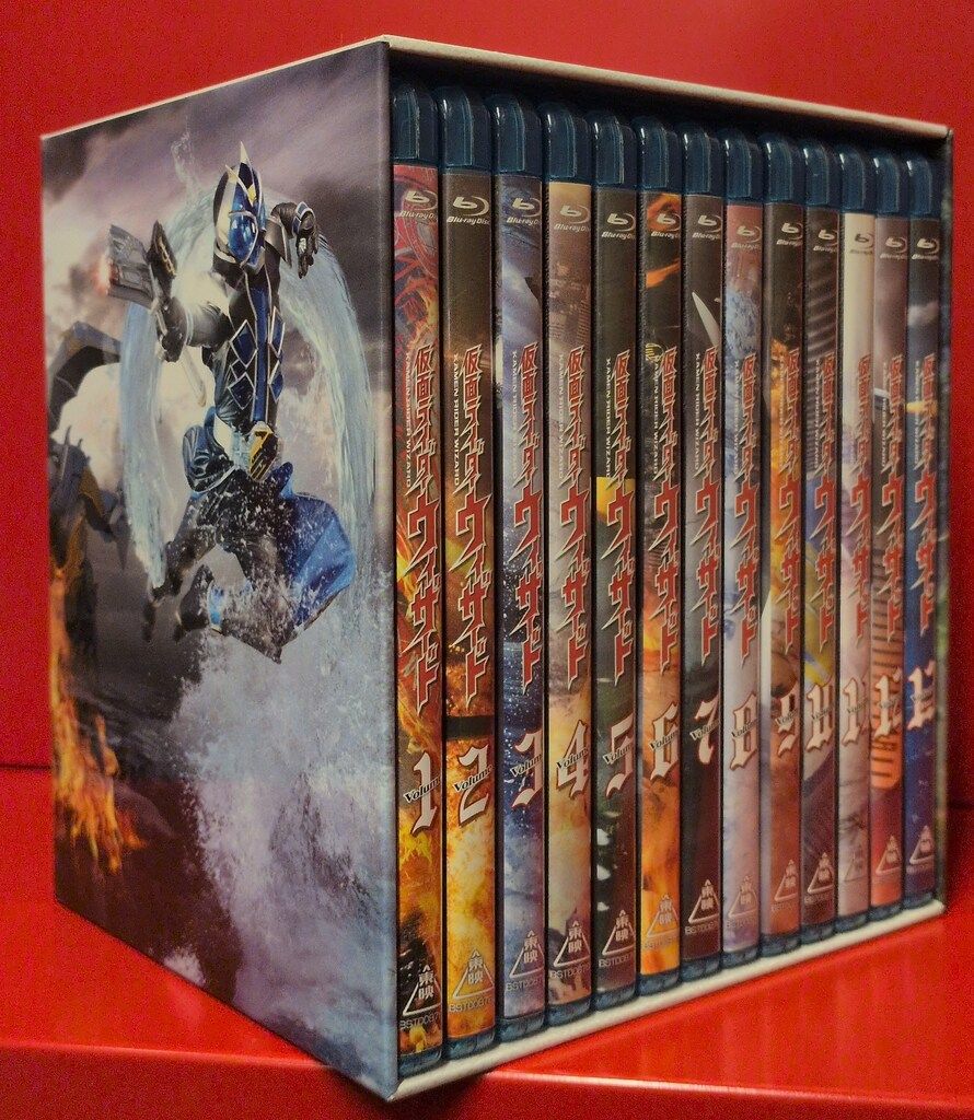 特撮Blu-ray 初回ファイル欠)仮面ライダーウィザード 全13巻 セット