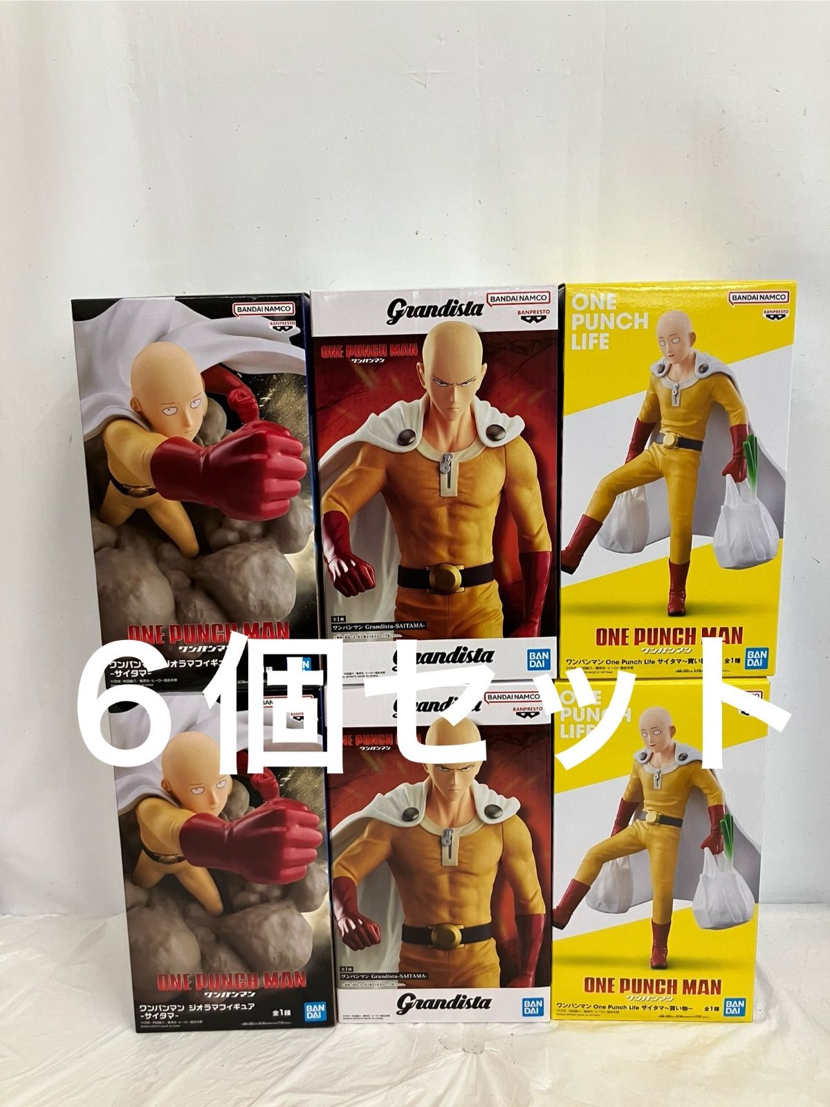 未開封 ワンパンマン ONE PUNCH MAN サイタマ フィギュア 6個 LF1592