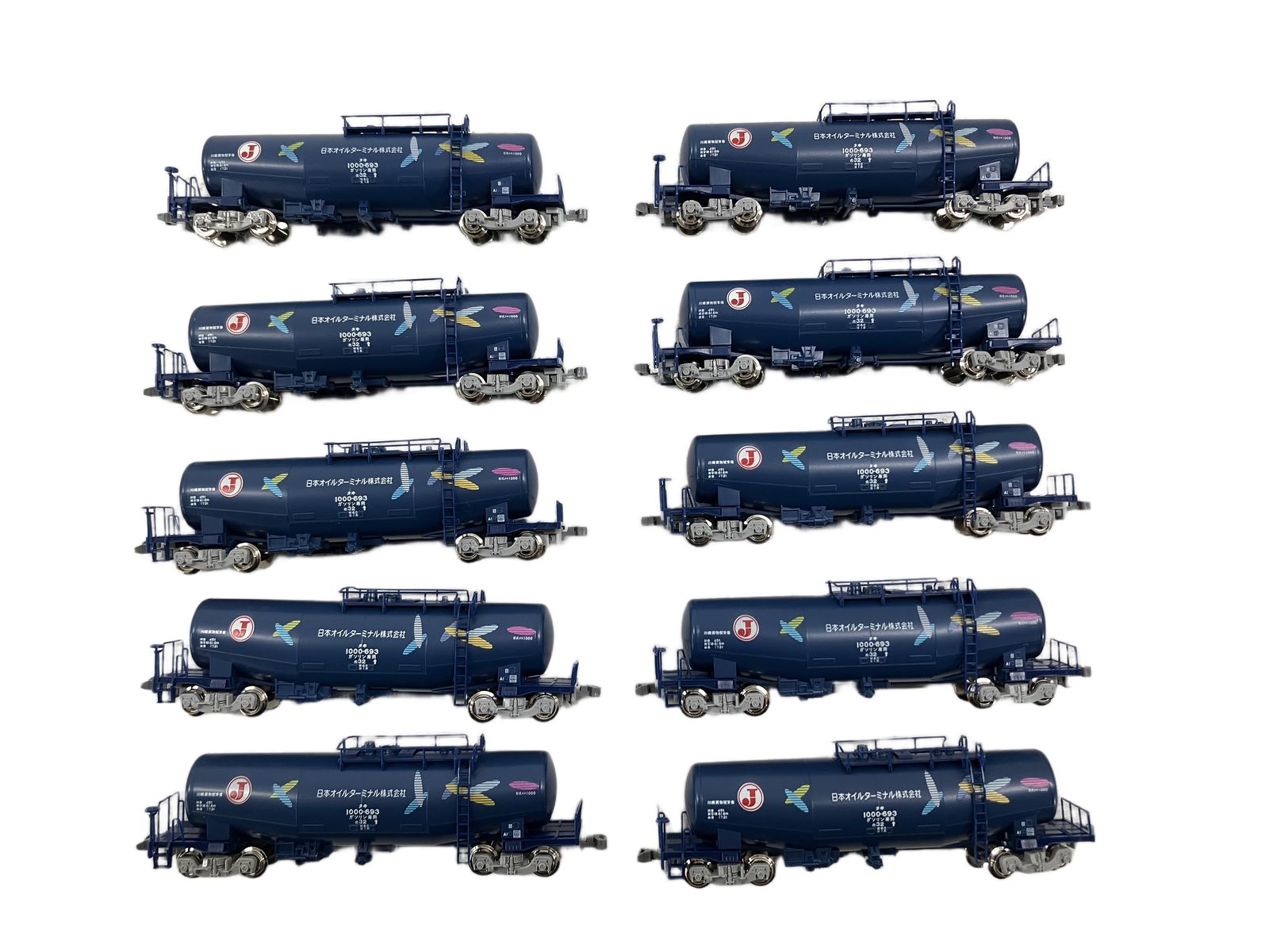 KATO 8037-4 タキ1000 日本オイルターミナル色 矢羽マーク付き 10点