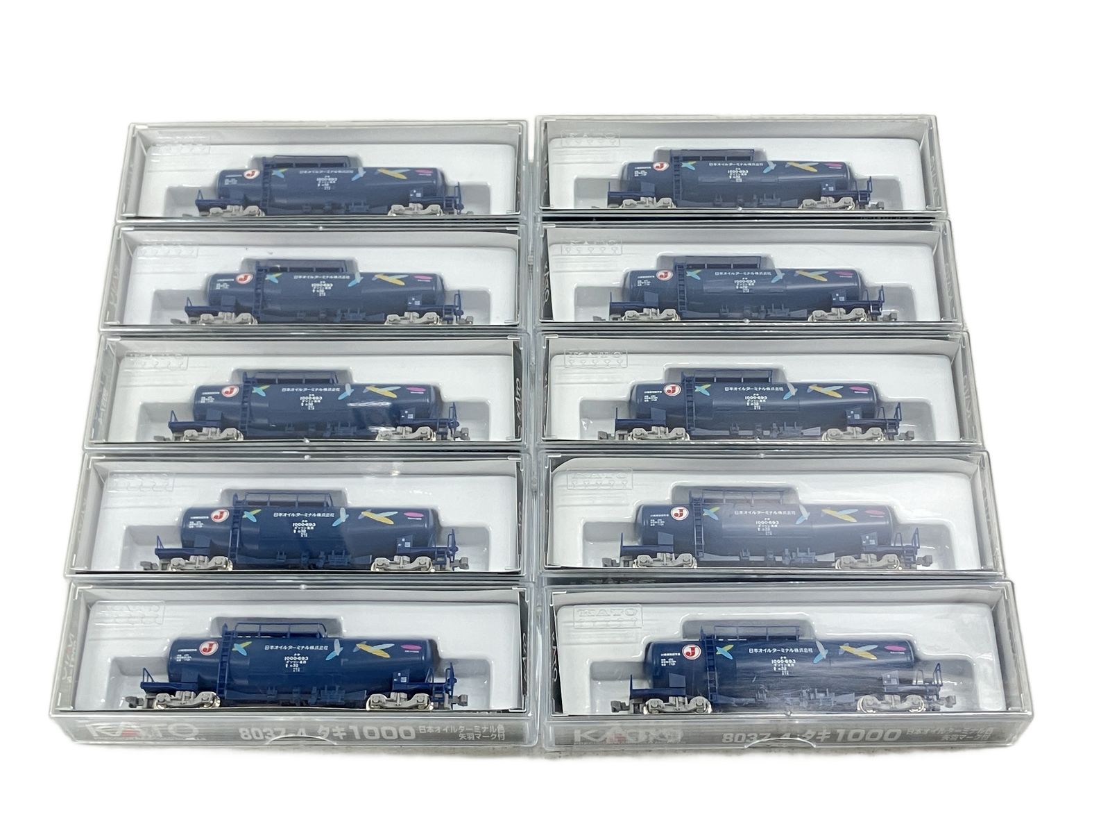 KATO 8037-4 タキ1000 日本オイルターミナル色 矢羽マーク付き 10点