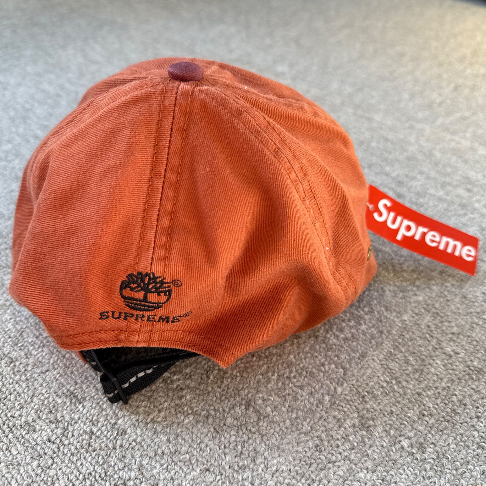 匿名配送】supreme×timberland 6パネルキャップ 新品タグ付き - メルカリ