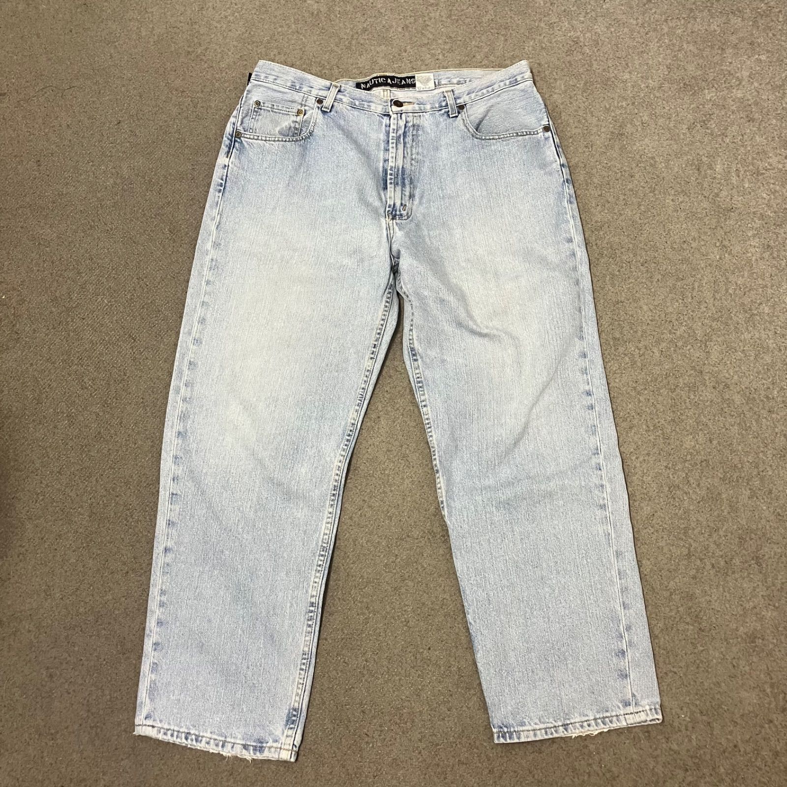 P2954 90s NAUTICA JEANS デニムパンツ　ワイドジーンズ