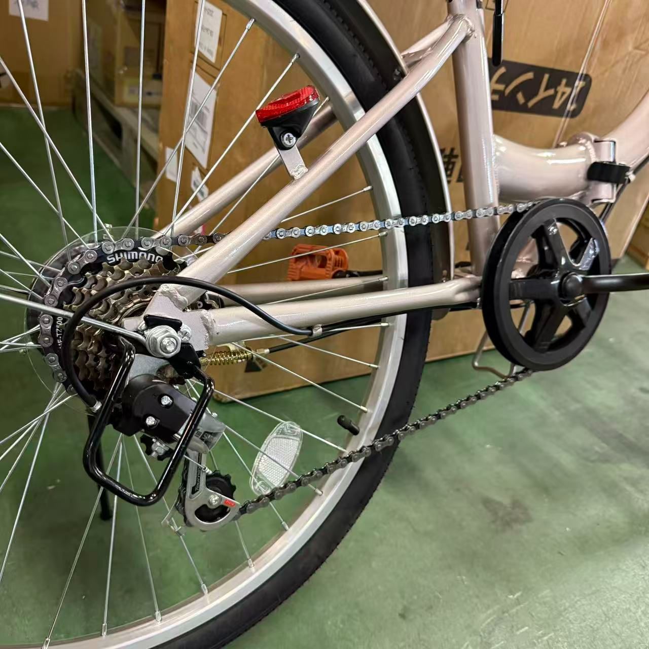 Mixiu 折りたたみ自転車 24インチ 軽量 素早く折畳可能 P-O9 シマノ 7