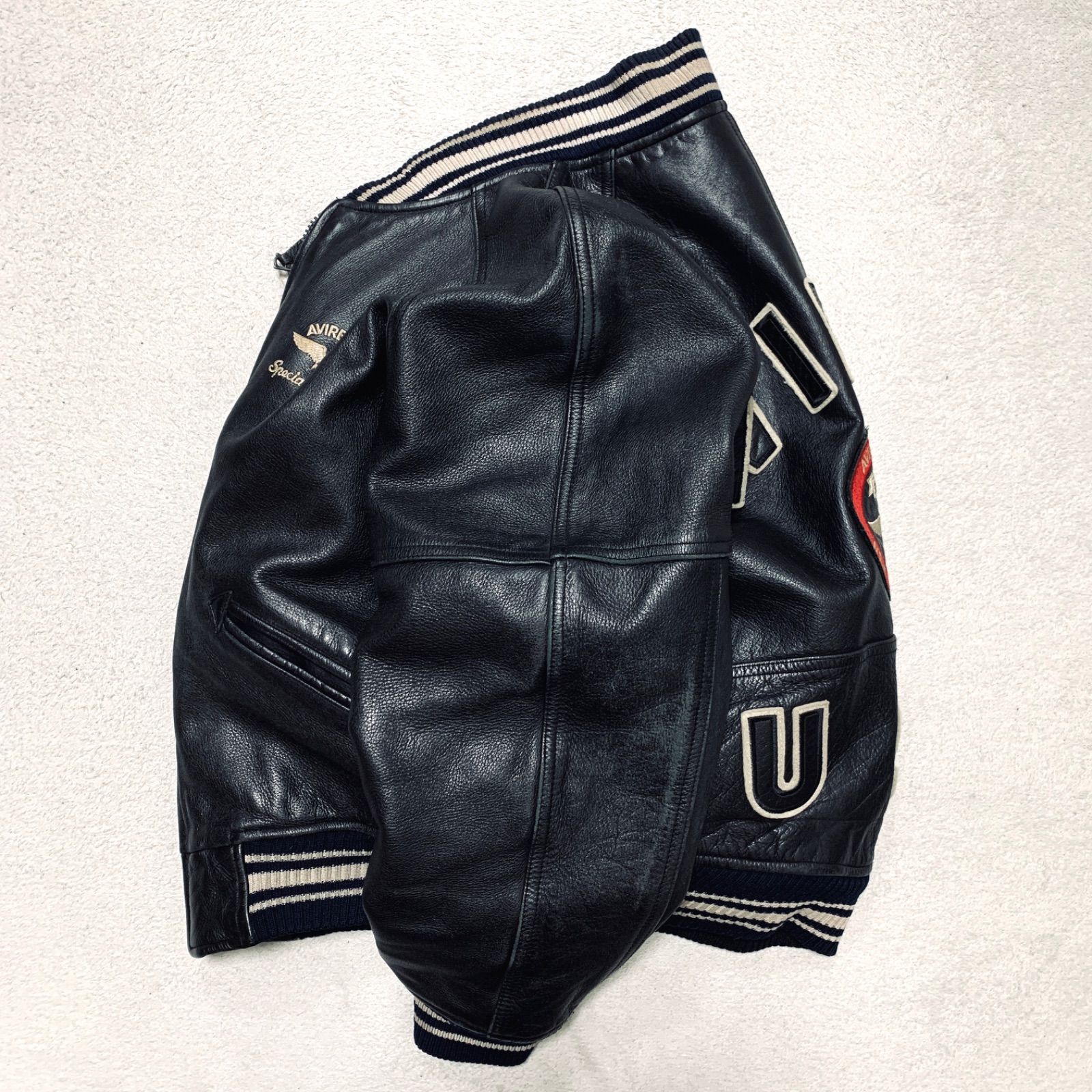 AVIREX スタジャン ボンバージャケット バーシティジャケット アワード