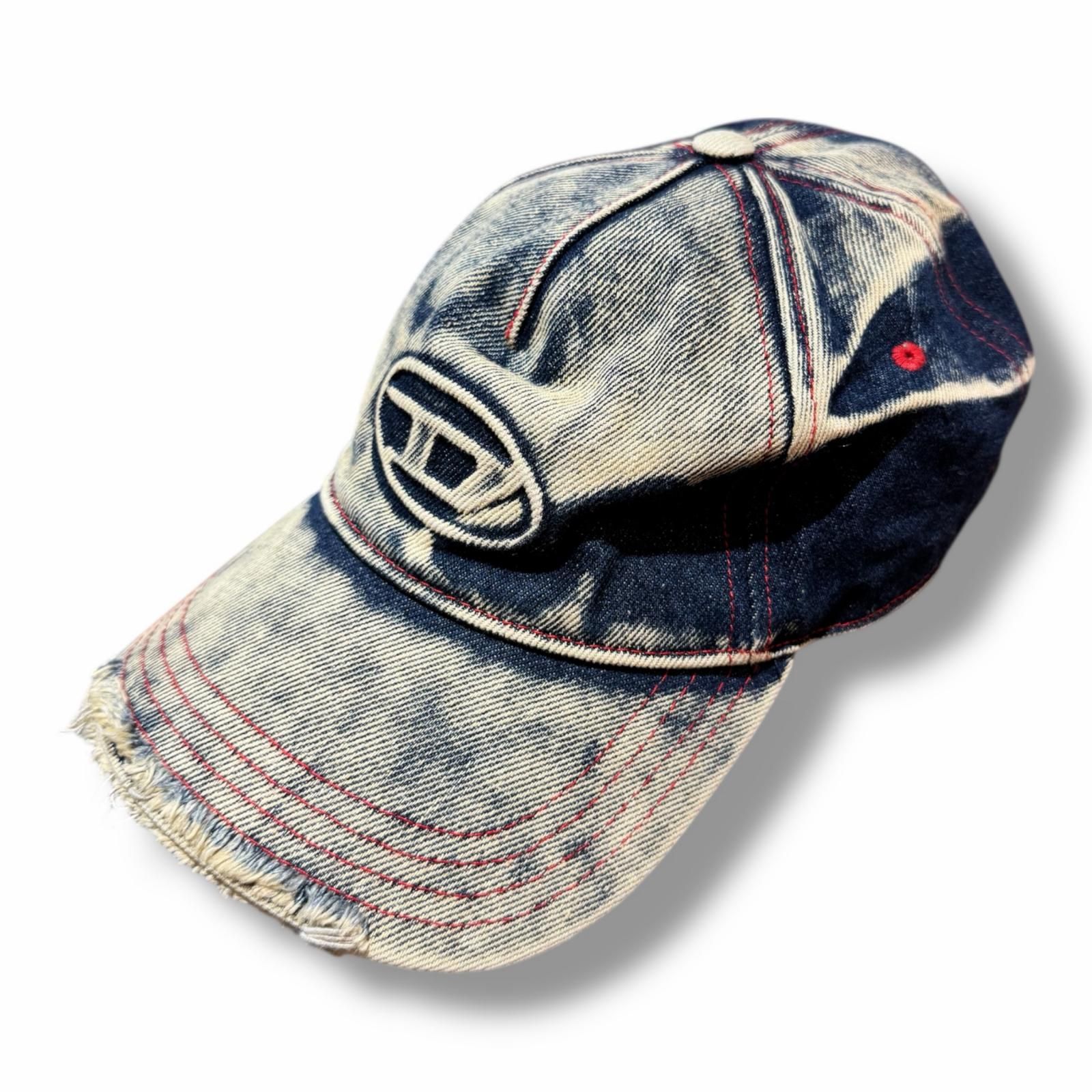 参考上代19,800円 DIESEL Denim Logo Cap デニムロゴキャップ 帽子
