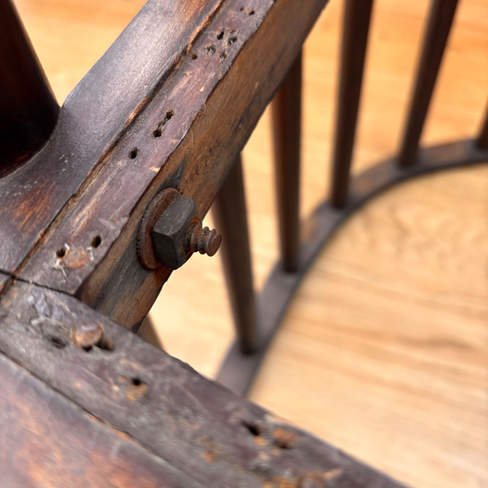 アンティーク椅子 馬蹄型 バレルチェア ヴィンテージ家具 昭和レトロ