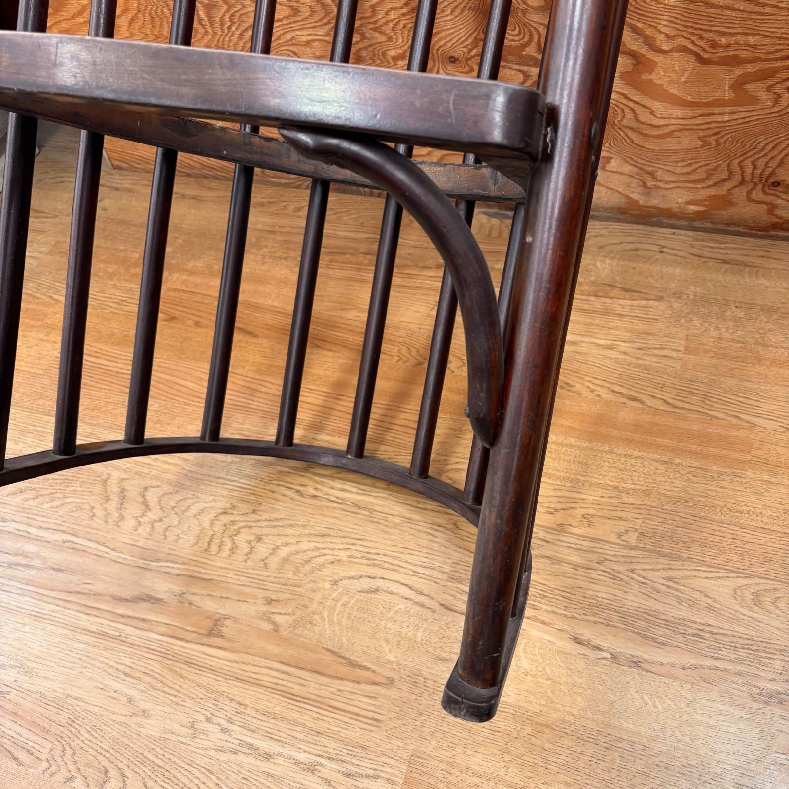 アンティーク椅子 馬蹄型 バレルチェア ヴィンテージ家具 昭和レトロ