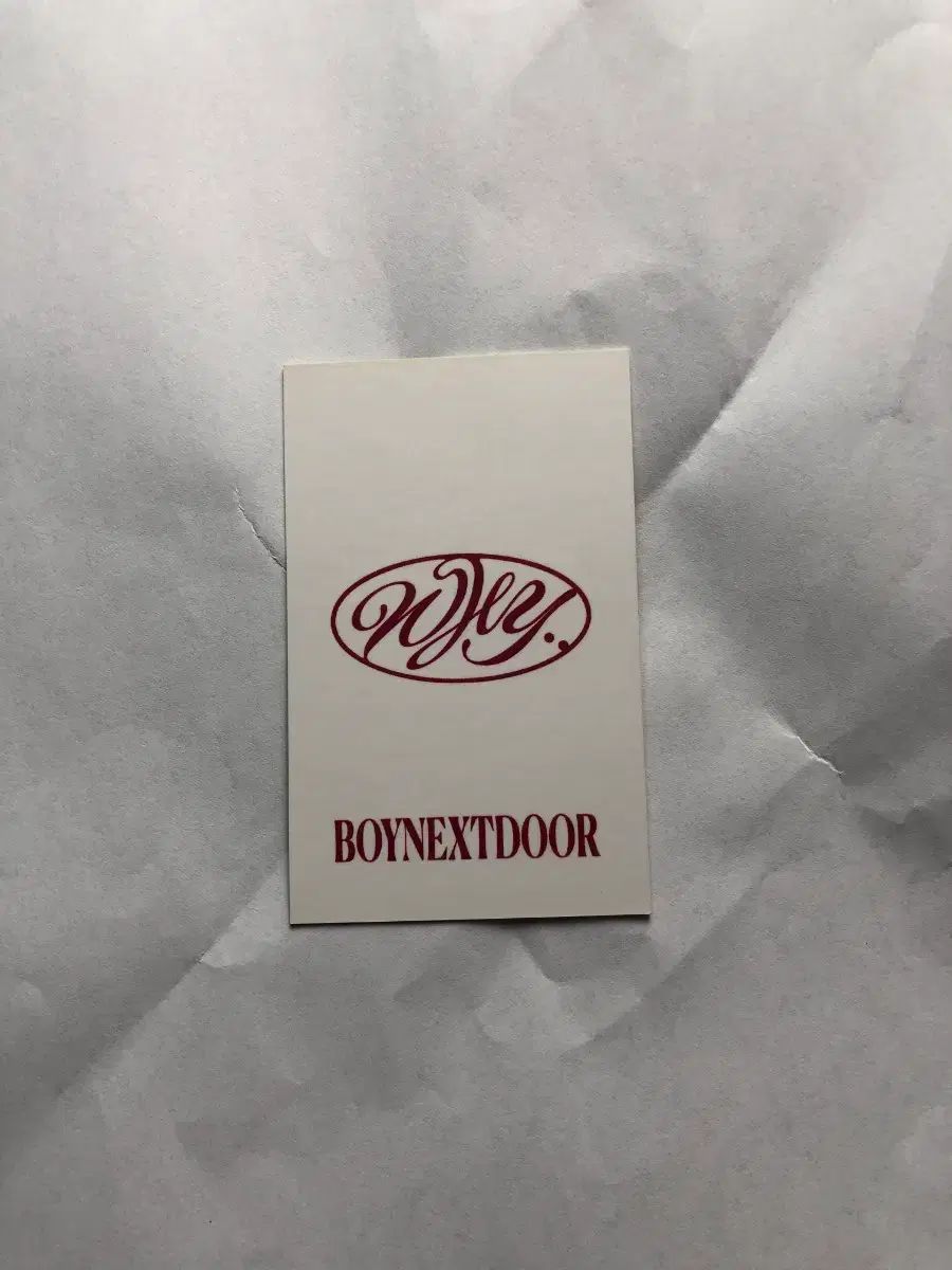 BOYNEXTDOOR ボイネク テサン TAESAN トレカ 盤 why