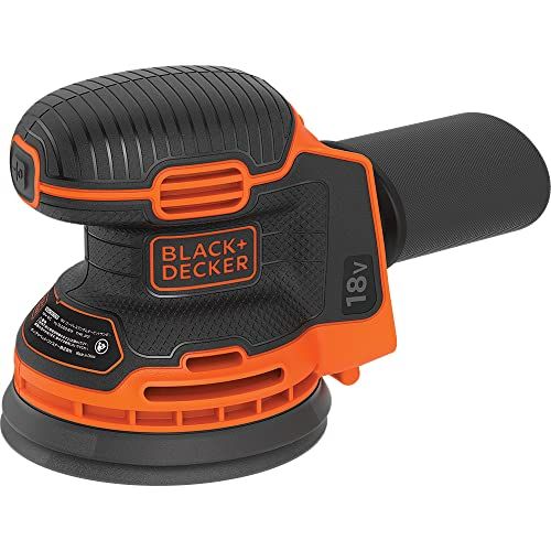 迅速に発送 ブラックアンドデッカー BLACK DECKER コードレス ランダムオービットサンダー DIY 電動工具 研磨工具 本体のみ ペーパーサイズ 125 mm afbbde 49