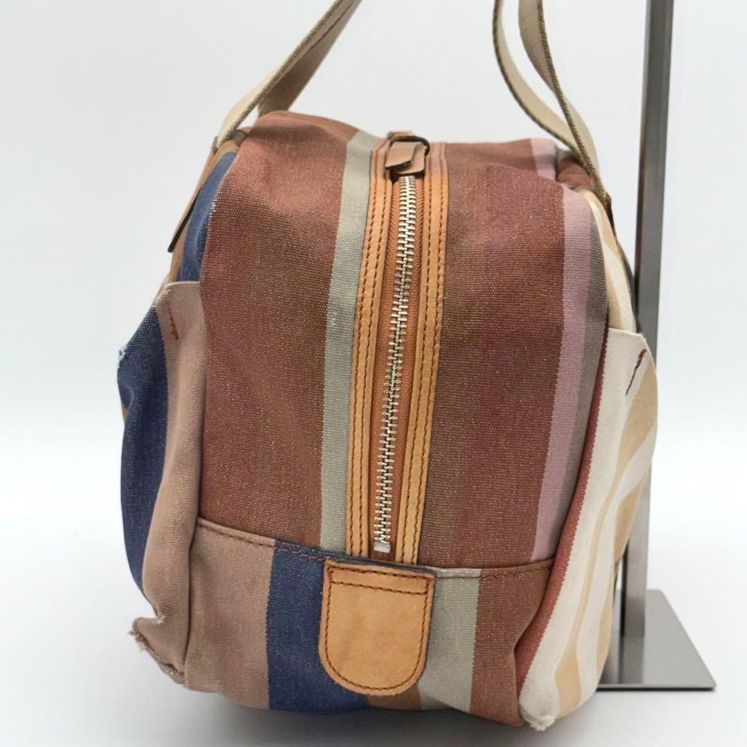 廃盤・良品】Vivienne ハンドバッグ ミニボストンバッグ キャンバス
