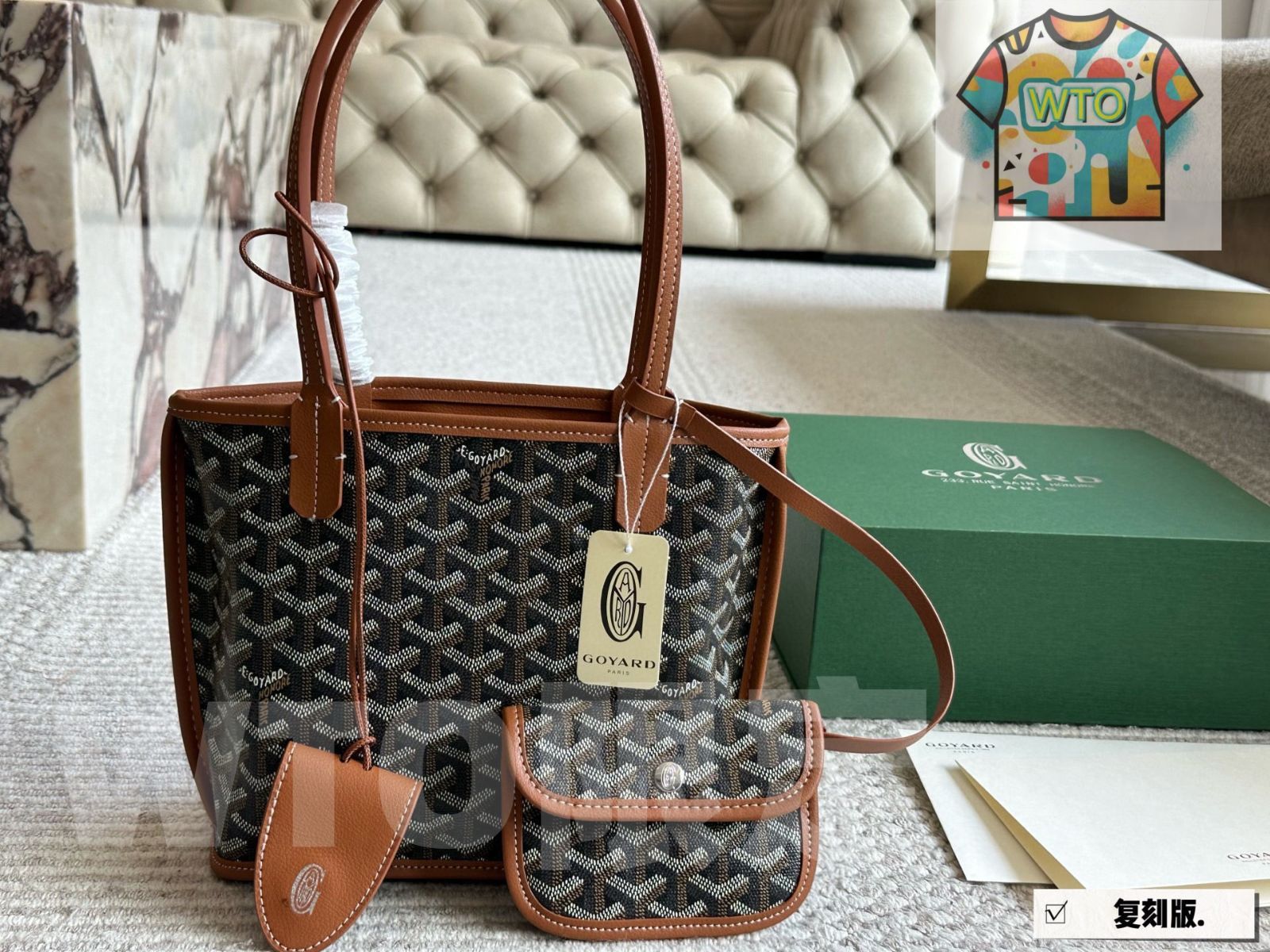 今日特価】Goyard ゴヤール ミニショッピングバッグ 赤限定モデル-WTO