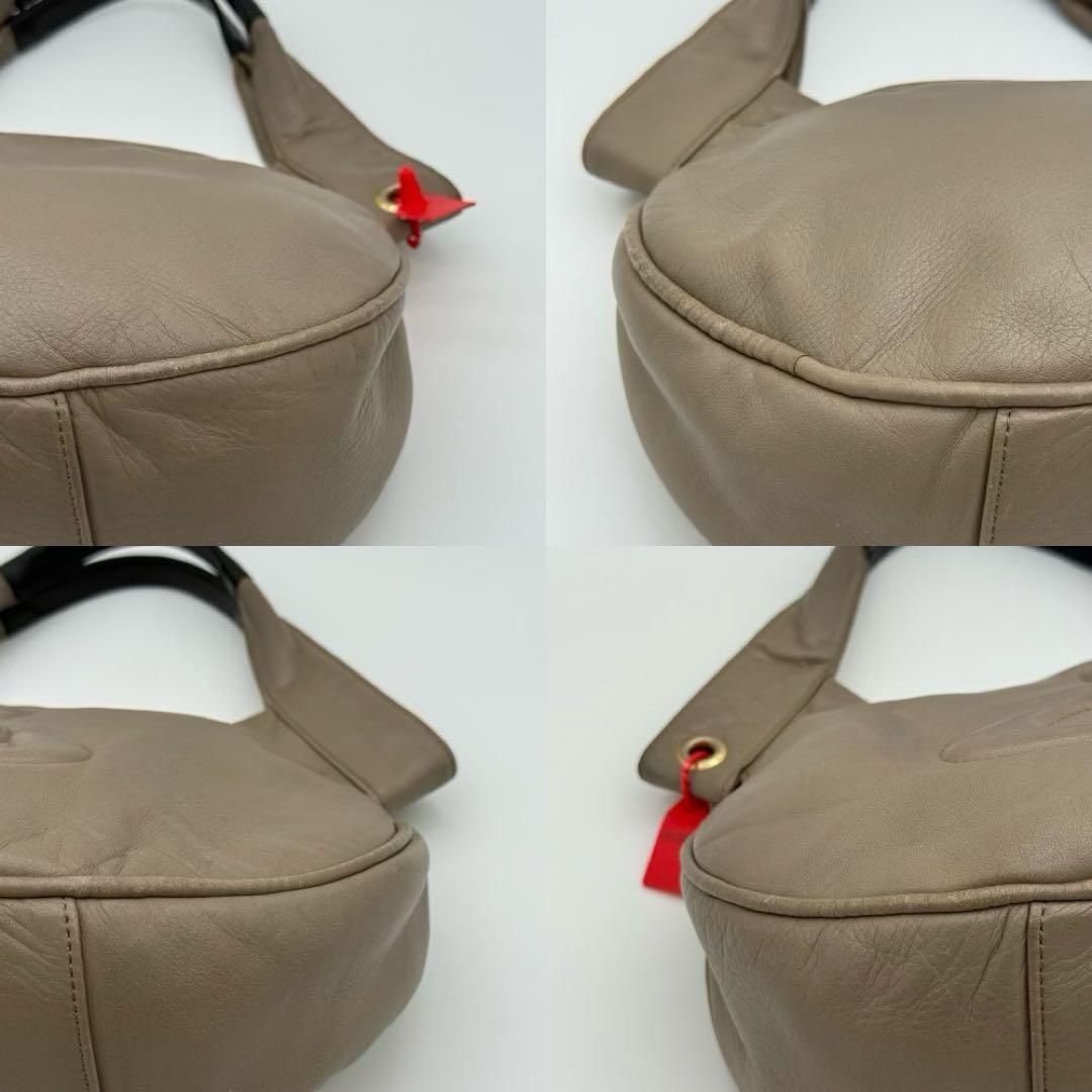 良品】Vivienne ハンドバッグ セミショルダーバッグ オーブ レザー