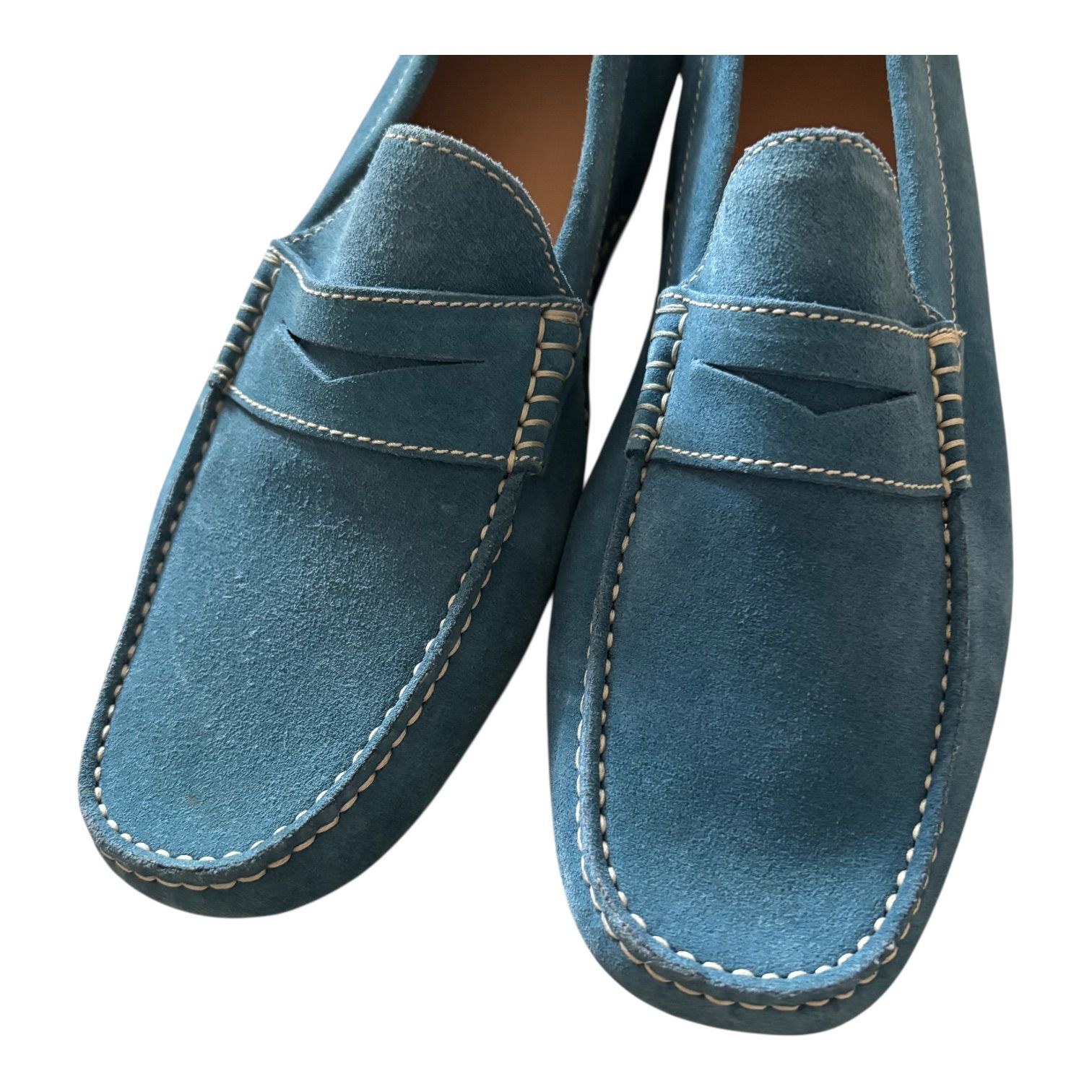 a.testoni ア・テストーニ スエードモカシン フラットシューズ M80430