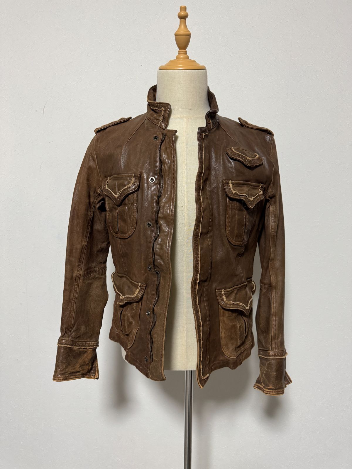 キミノリモリシタ/kiminori morishita】ホースレザージャケット【h