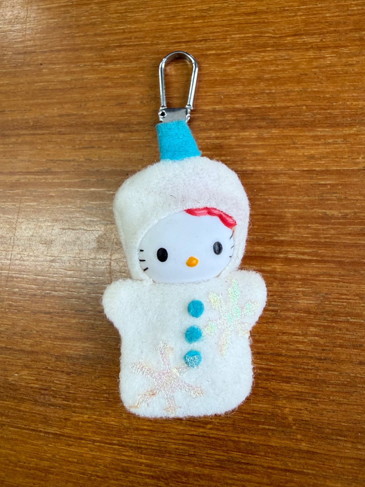 レア！ハローキティ 雪だるま キーホルダー 平成レトロ - メルカリ