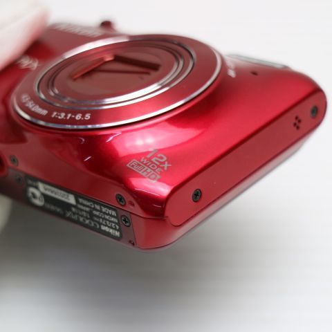 【美品】Nikon　COOLPIX　S6400 デジカメ　レッド Amazon | Nikon デジタルカメラ COOLPIX S6400 タッチパネル液晶 光学