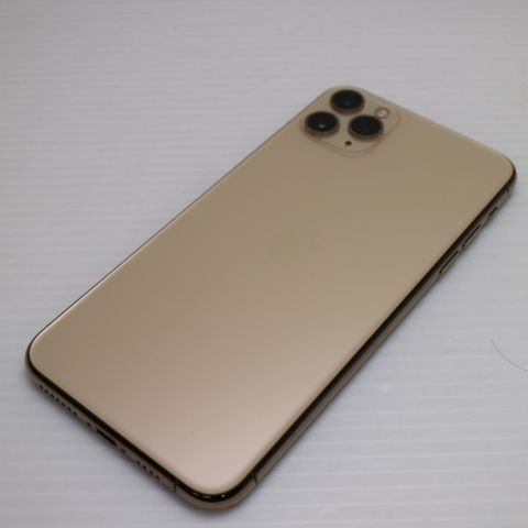新品同様 SIMフリー iPhone 11 Pro Max 64GB ゴールド スマホ 本体 白