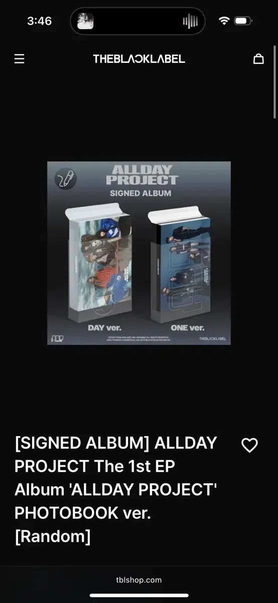 オールデープロジェクト オールデプサイン アルバム