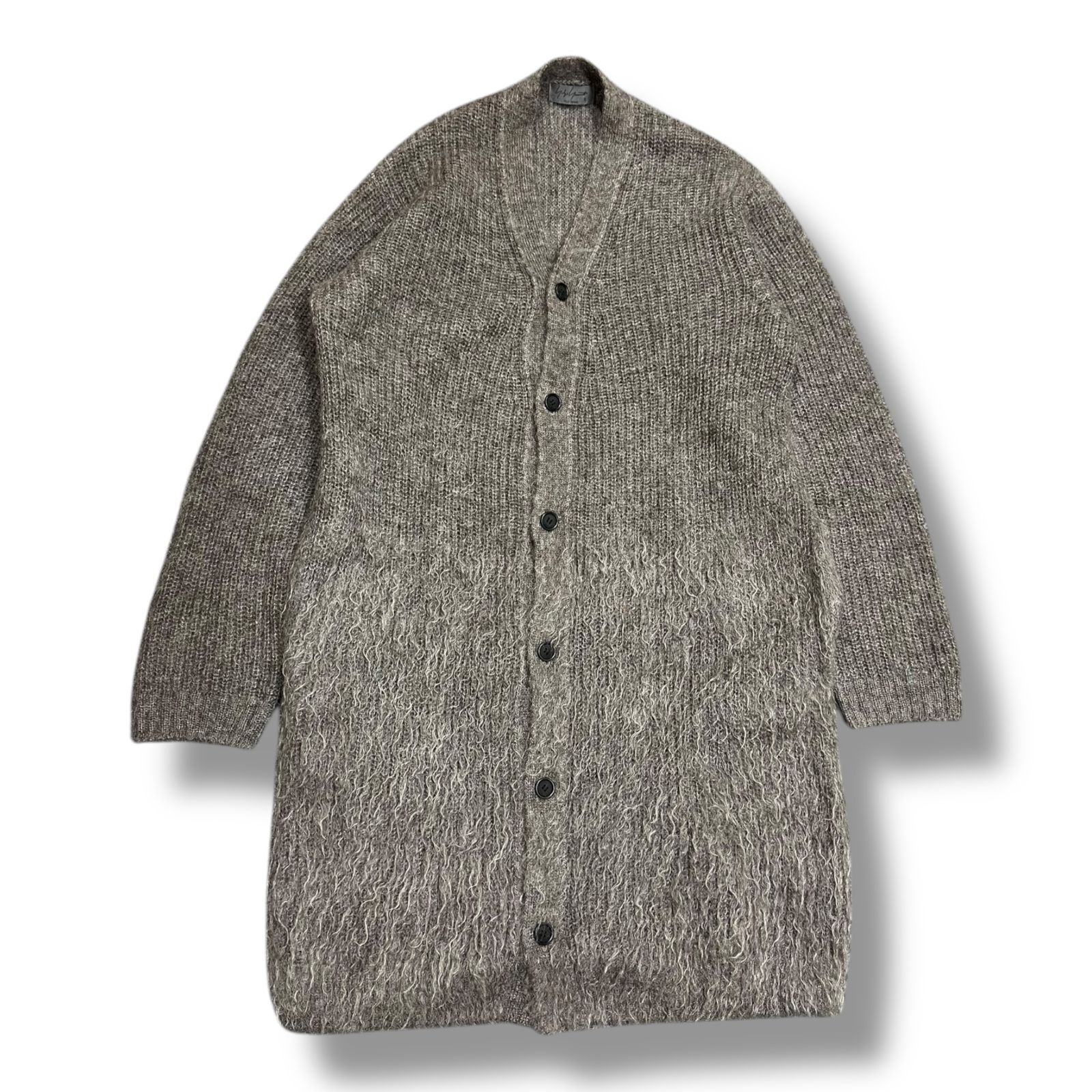 Yohji Yamamoto POUR HOMME 23AW mohair long cardigan モヘヤロング