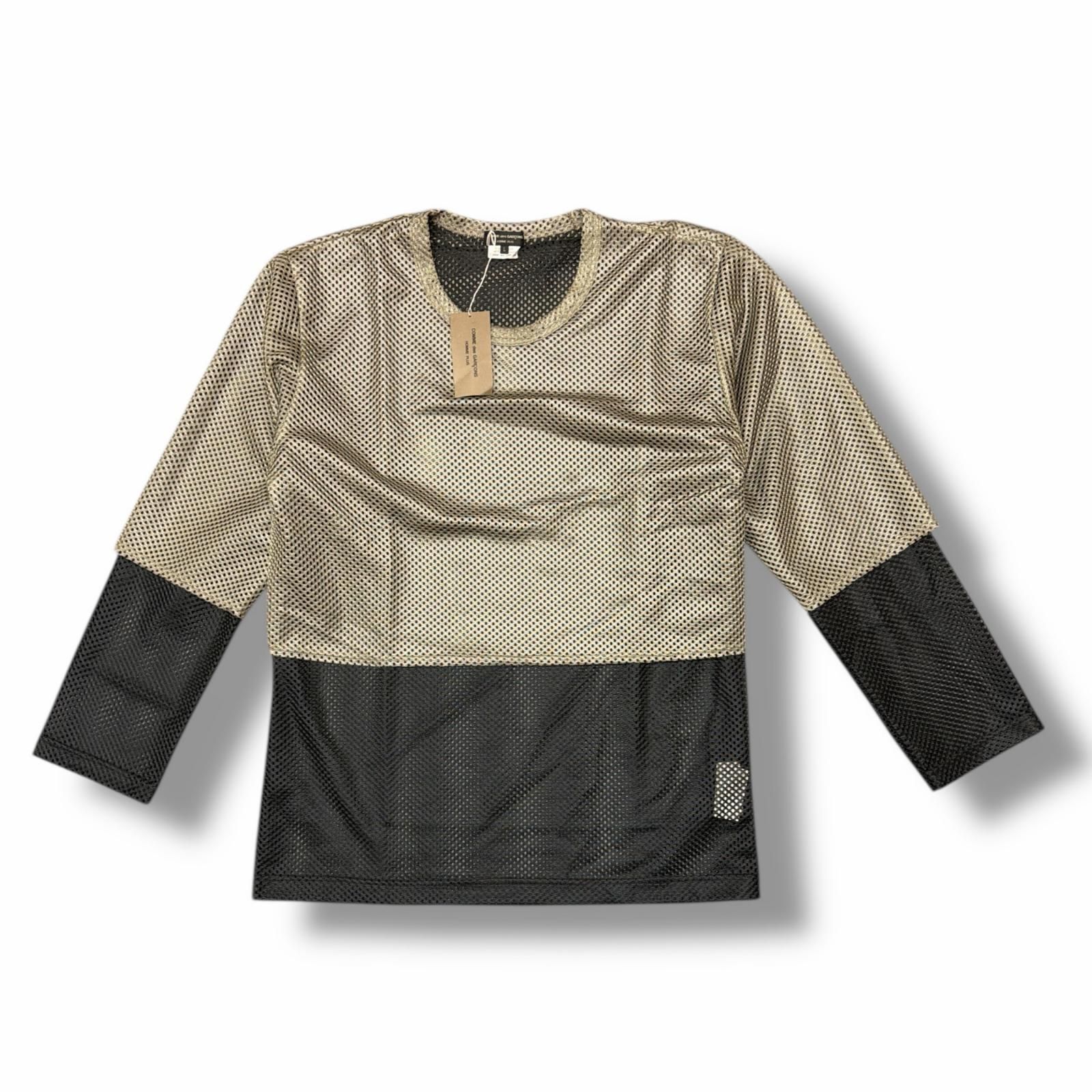今期25aw 新品　コムデギャルソンオムプリュス　メッシュTシャツ ギャルソン COMME des GARCONS HOMME PLUS 25AW layered mesh t-shirt メッシュ