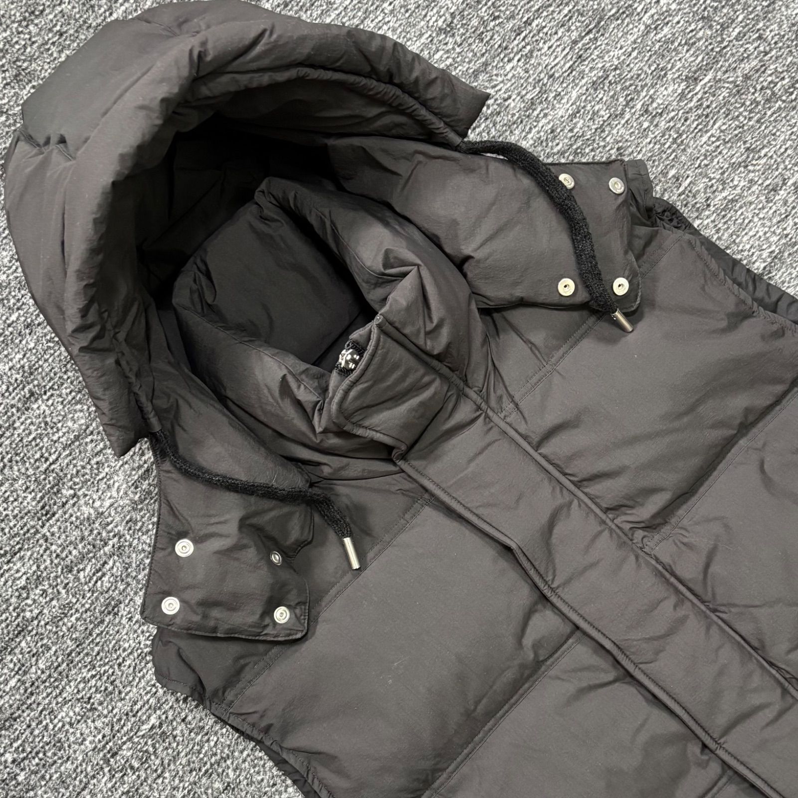 極美品 AMI Alexandre Mattiussi ダウンベスト ブラック XS アミ 
