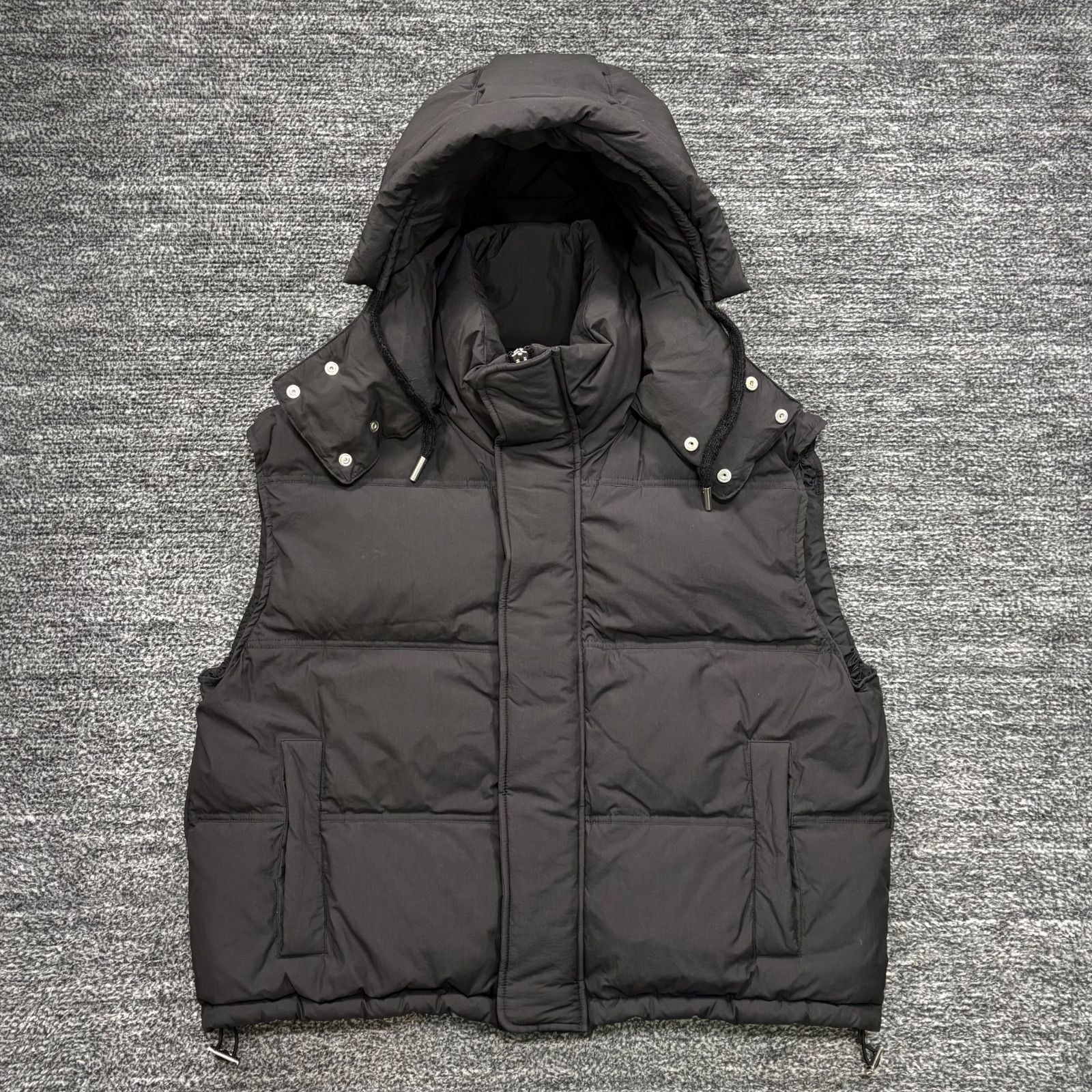 極美品 AMI Alexandre Mattiussi ダウンベスト ブラック XS アミ