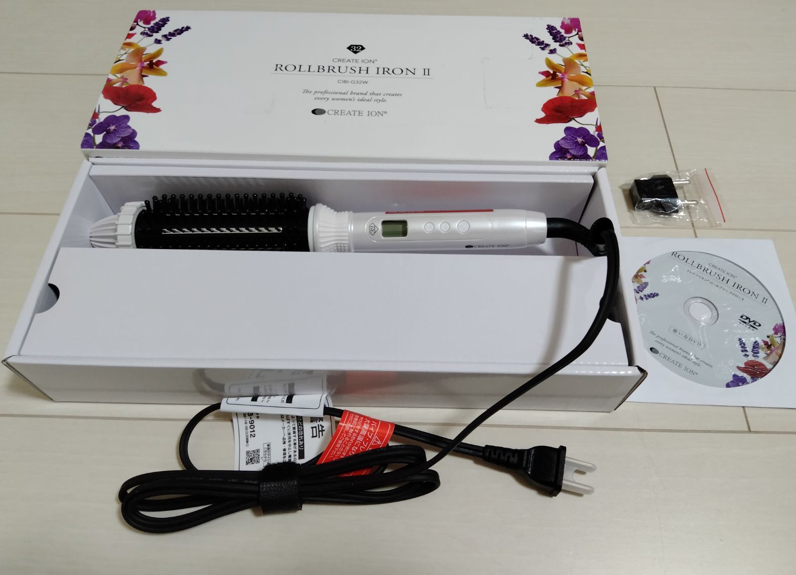 海外対応】クレイツ CREATEs クレイツイオン ロールブラシアイロン2